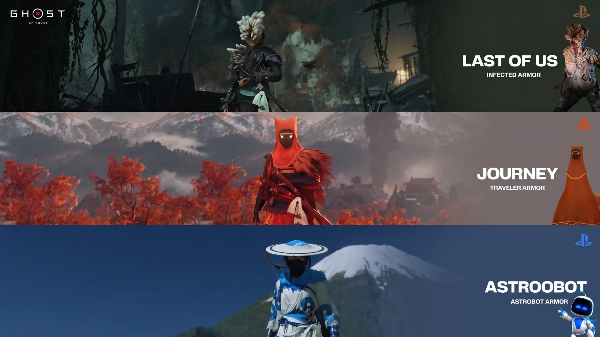 В Ghost of Yotei появятся новые комплекты брони по мотивам Journey