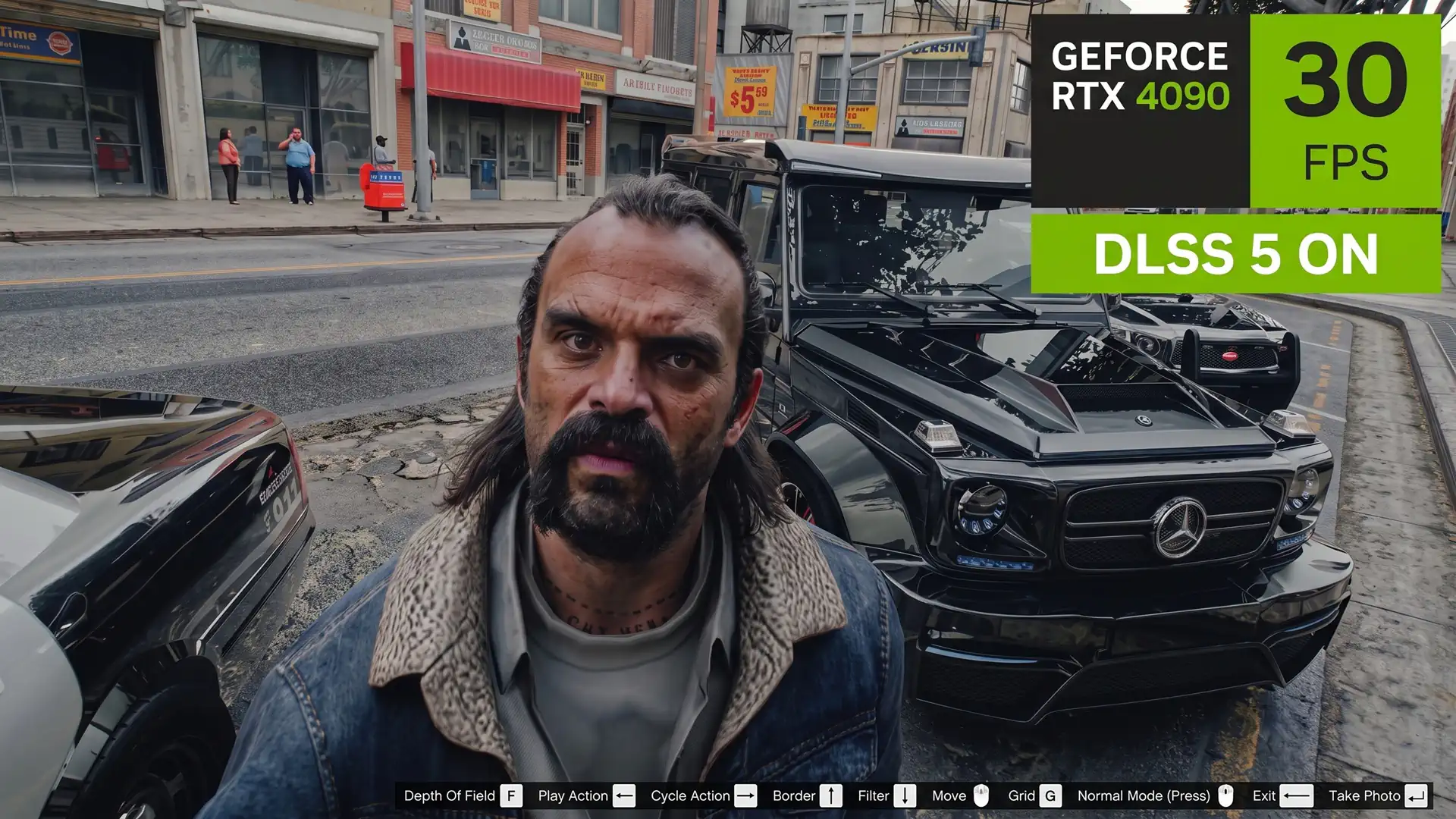 RTX 4090 выдает 30–60 FPS в 4K в GTA V с NEXT-GEN Graphic Mod и x2 DLSS 5