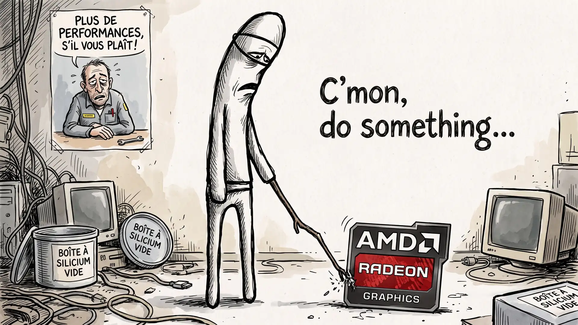 Пользователи Radeon опасаются полного отставания AMD от NVIDIA в графических технологиях
