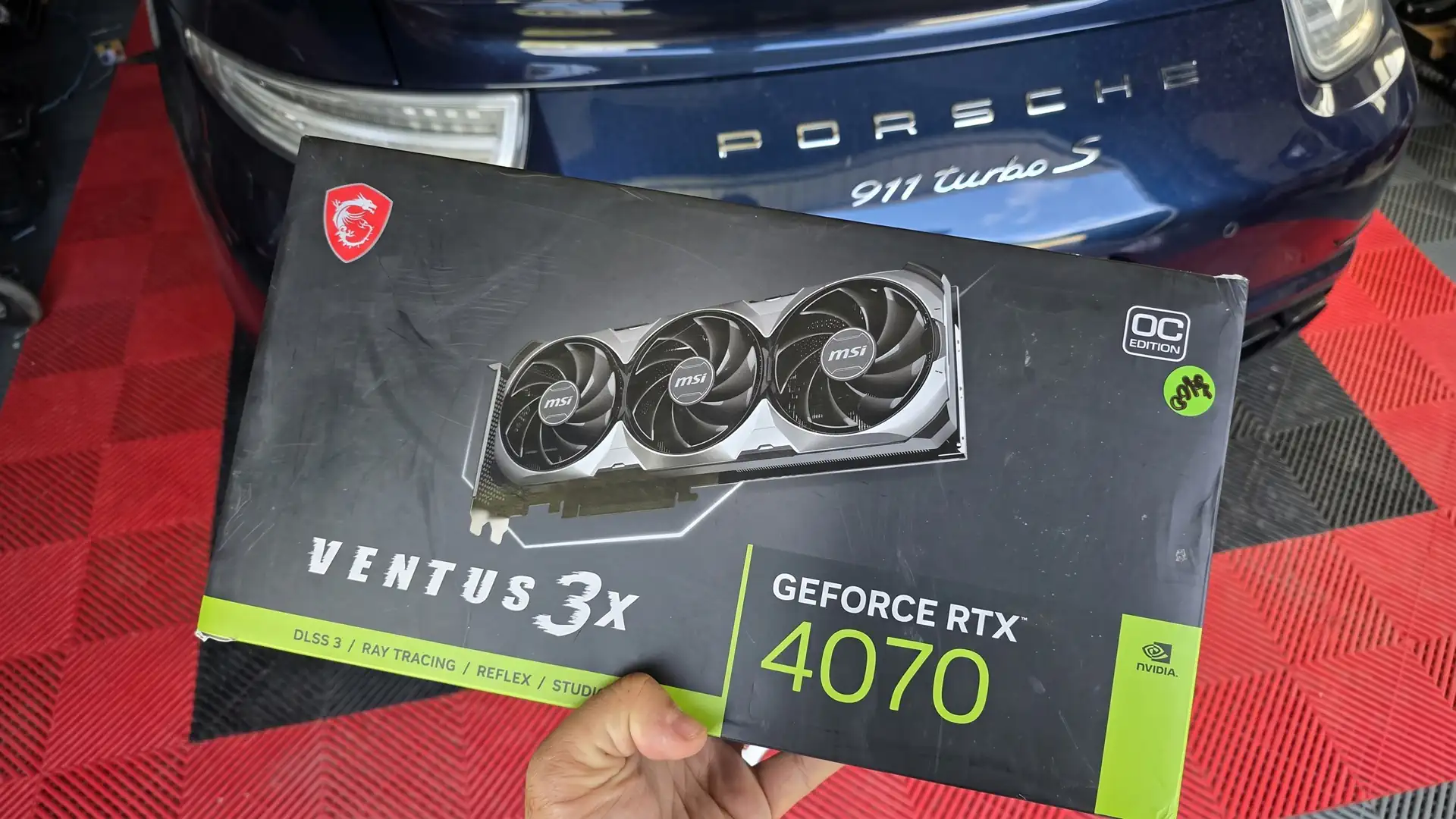 Геймер приобрел видеокарту GeForce RTX 4070 на гаражной распродаже всего за $100