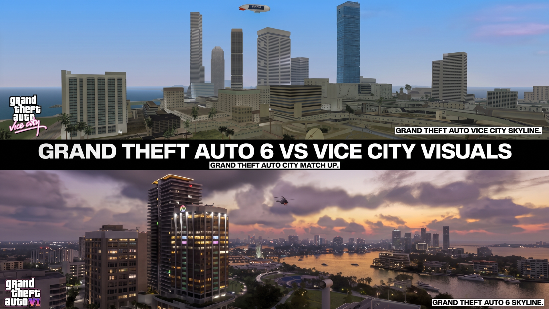 Визуальная эволюция Вайс Сити в GTA 6 продемонстрировала технологический прорыв