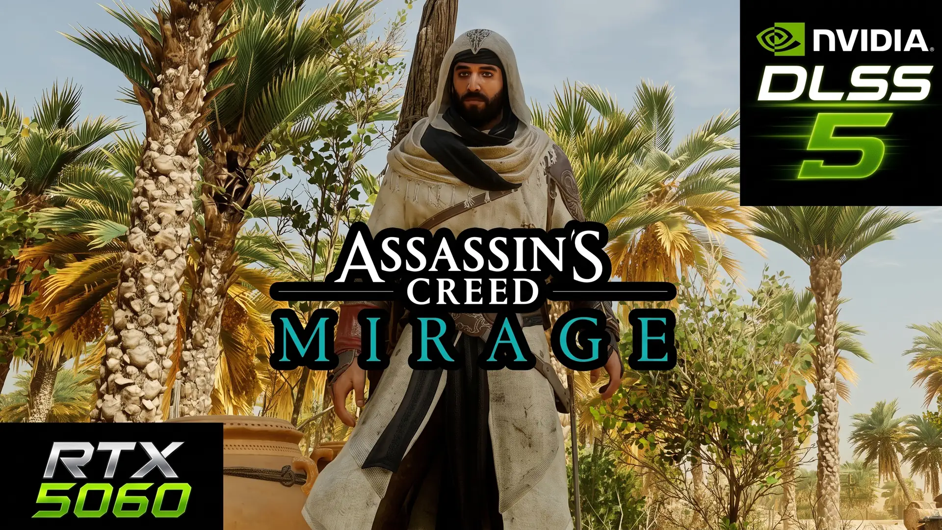 DLSS 5 снизил производительность RTX 5060 с 77 до 35 FPS в Assassin's Creed Mirage