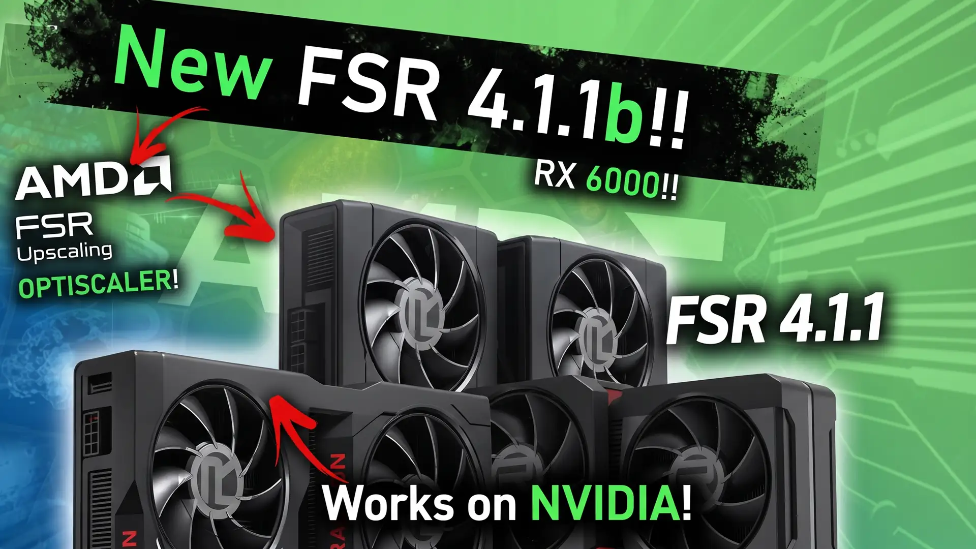 Технологию масштабирования FSR 4.1.1b адаптировали для старых видеокарт AMD и NVIDIA