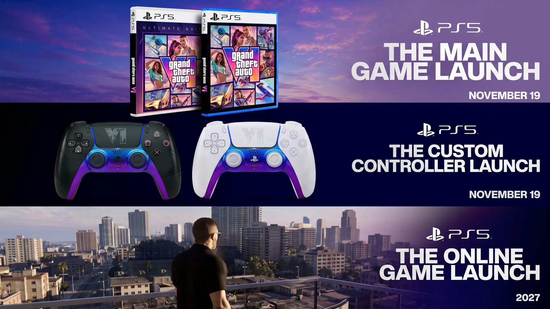 Поэтапный план выхода Grand Theft Auto 6 включает запуск базовой игры и релиз онлайна в 2027 году