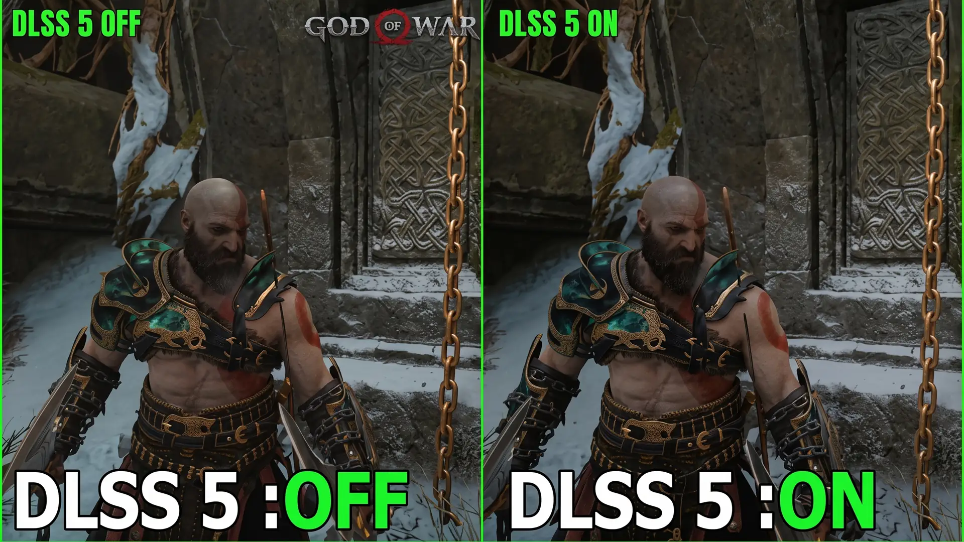 God of War в 4K получил улучшенные тени, растительность и детализацию с DLSS 5