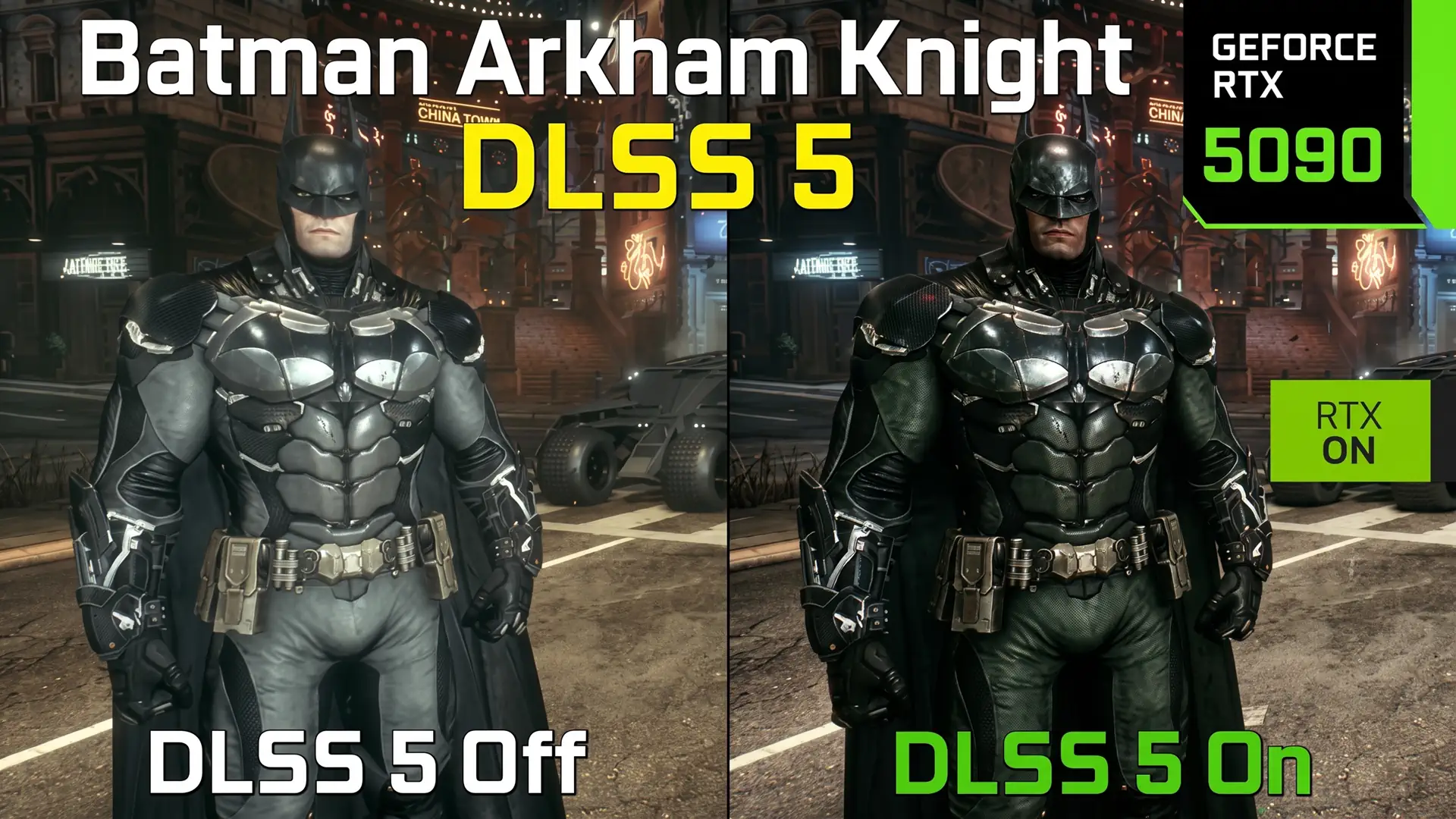 Активация технологии DLSS 5 в Batman Arkham Knight снизила кадровую частоту со 170 до 76 FPS