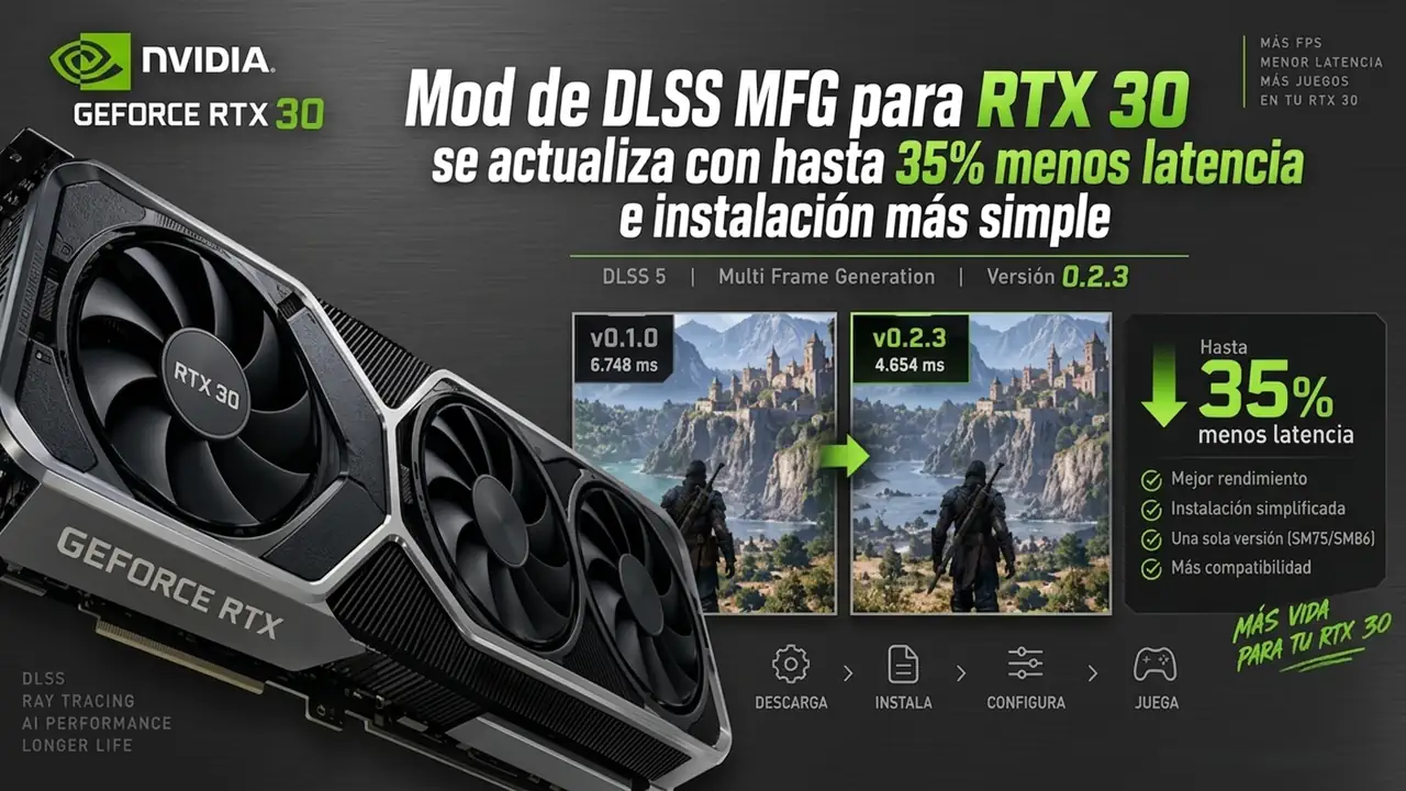 Кастомный мод DLSS Frame Generation получил масштабный апдейт производительности