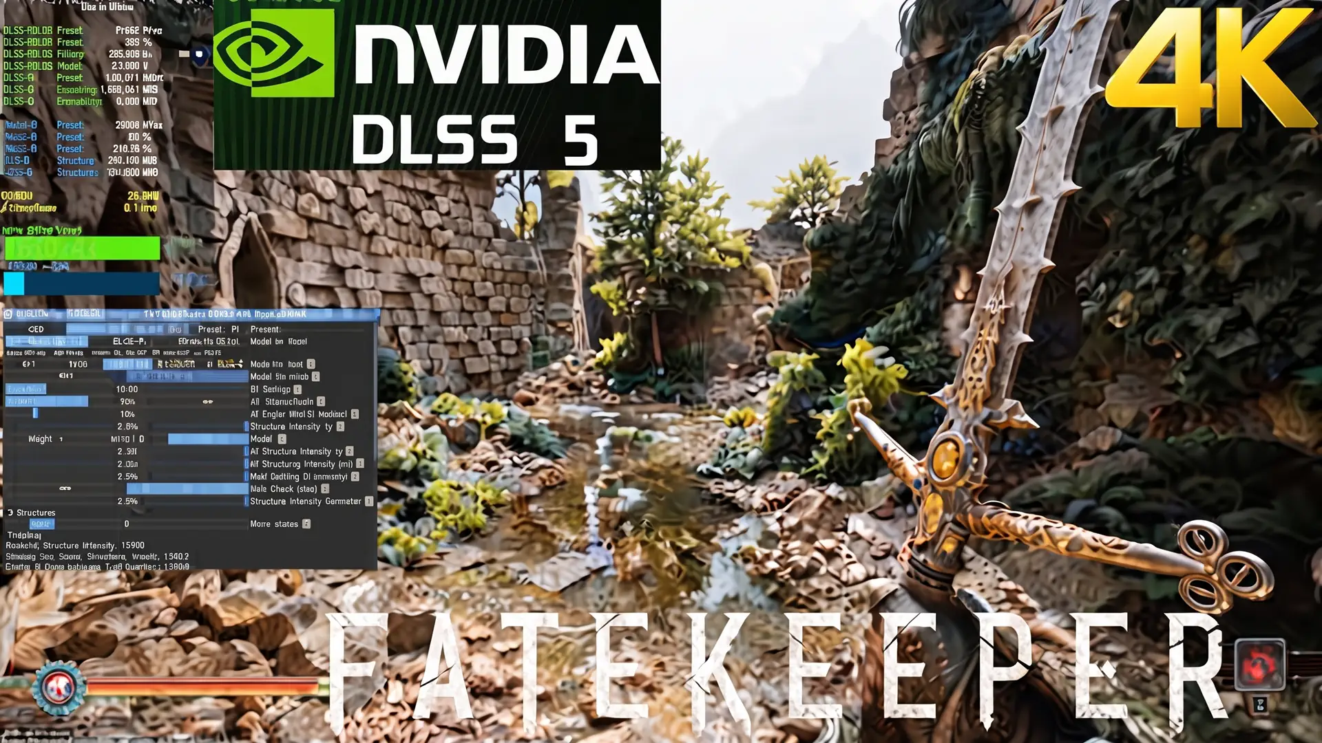 DLSS 5 обеспечил стабильные 60 FPS в Fatekeeper на максимальных настройках в 4K на RTX 5090