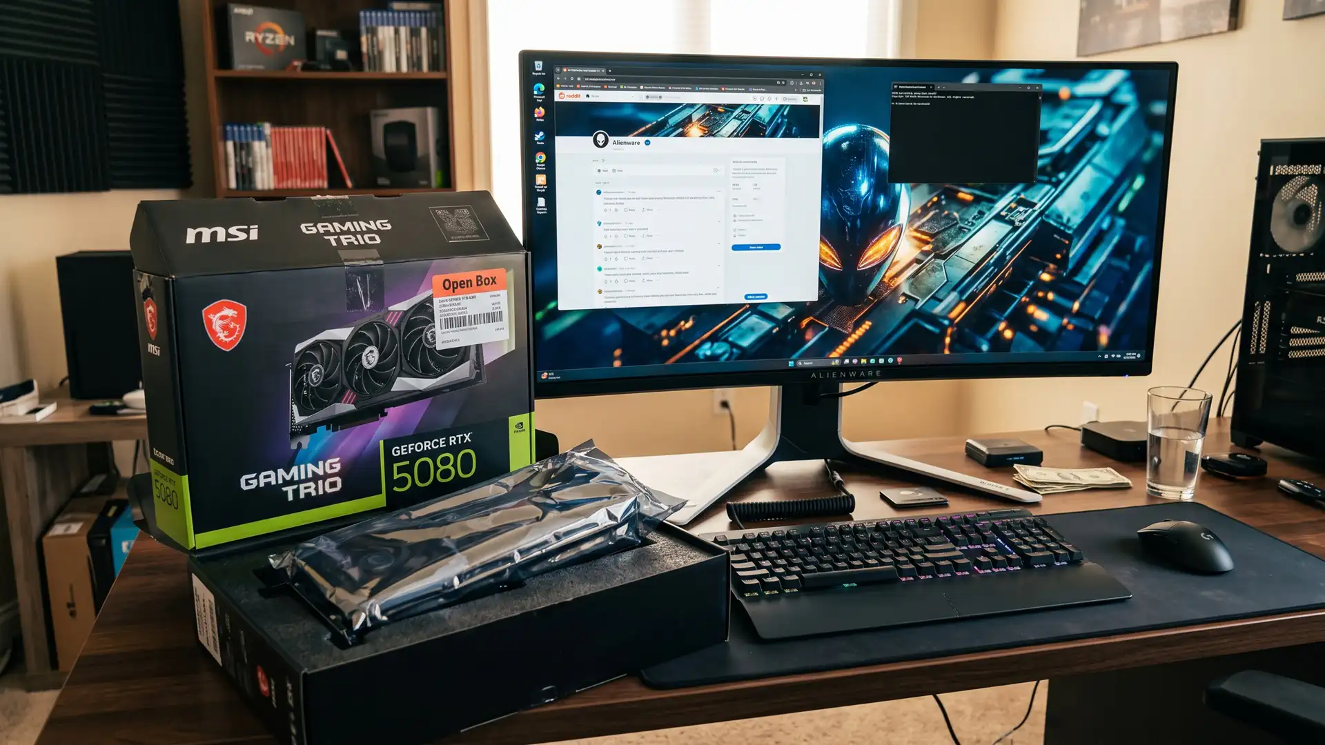 Владелец GeForce RTX 5090 продал карту за $4600 и купил RTX 5080 за $1200