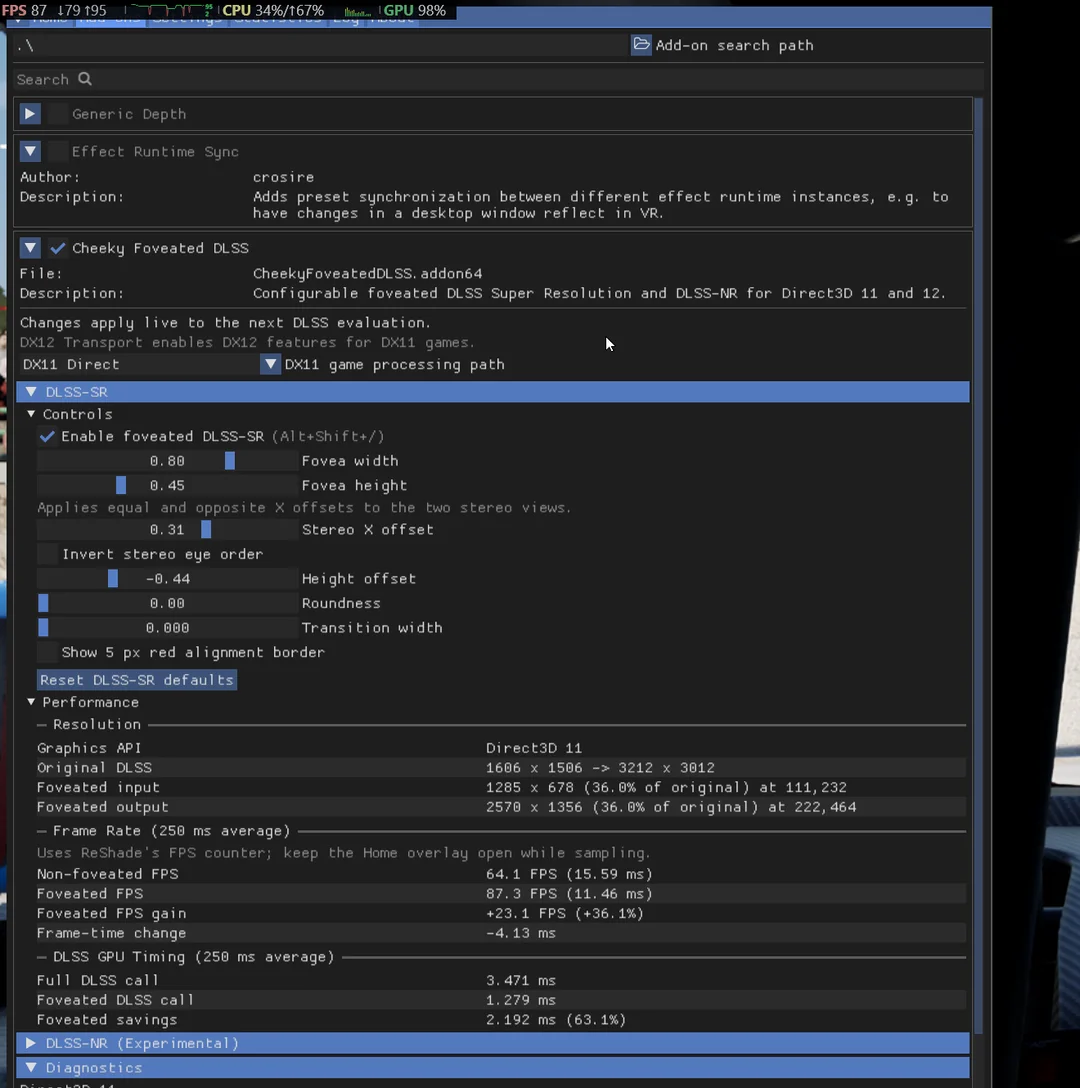 cheekyfoveateddlss foveated dlss reshade add on open source v0 dnfct75azcnh1