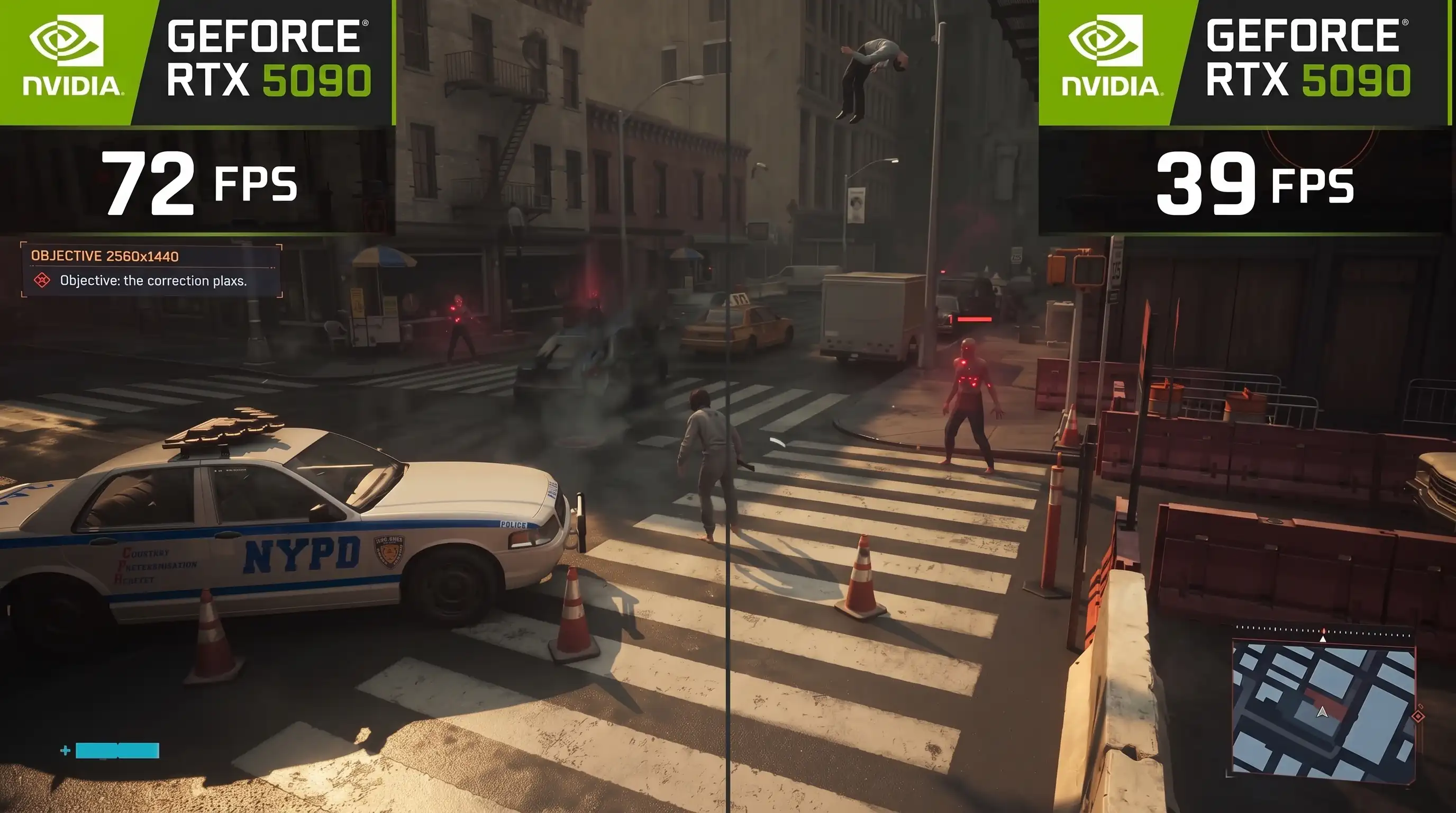 RTX 5090 теряет 50% FPS в 4K при полной трассировке пути в CONTROL Resonant