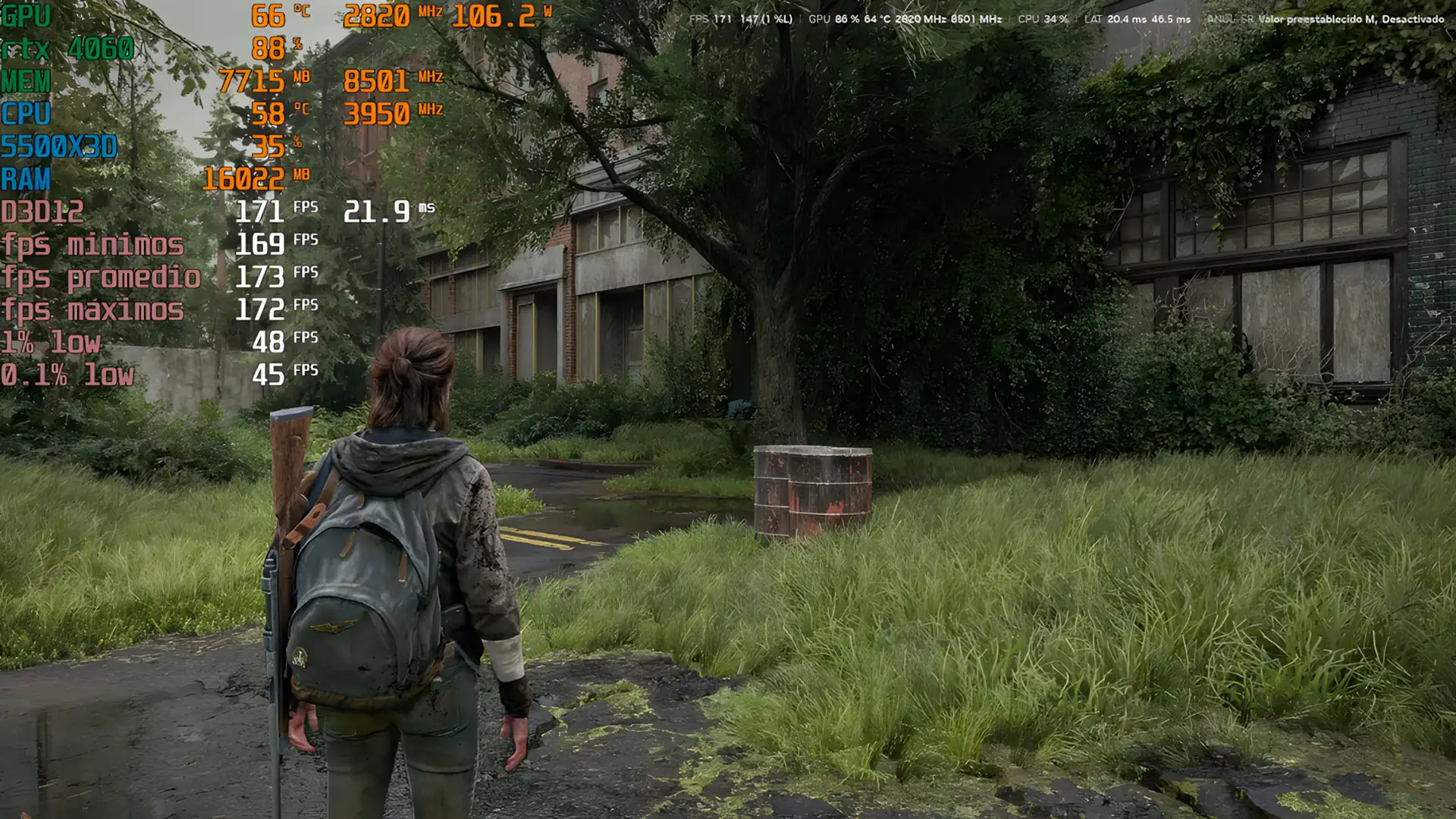 GeForce RTX 4060 выдала 171 FPS в The Last of Us Part II с DLSS 5 и MFG