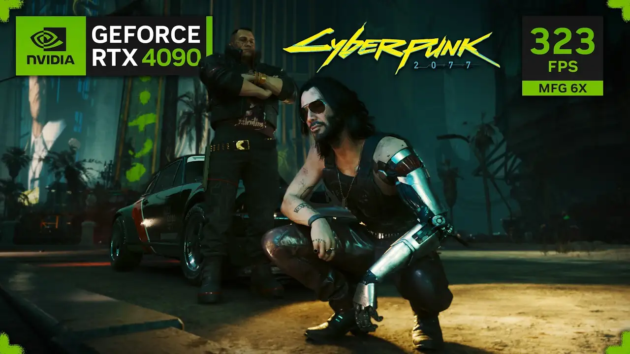 RTX 4090 протестировали с DLSS MFG 3X 4X 5X и 6X и DLSS 5 в Cyberpunk 2077