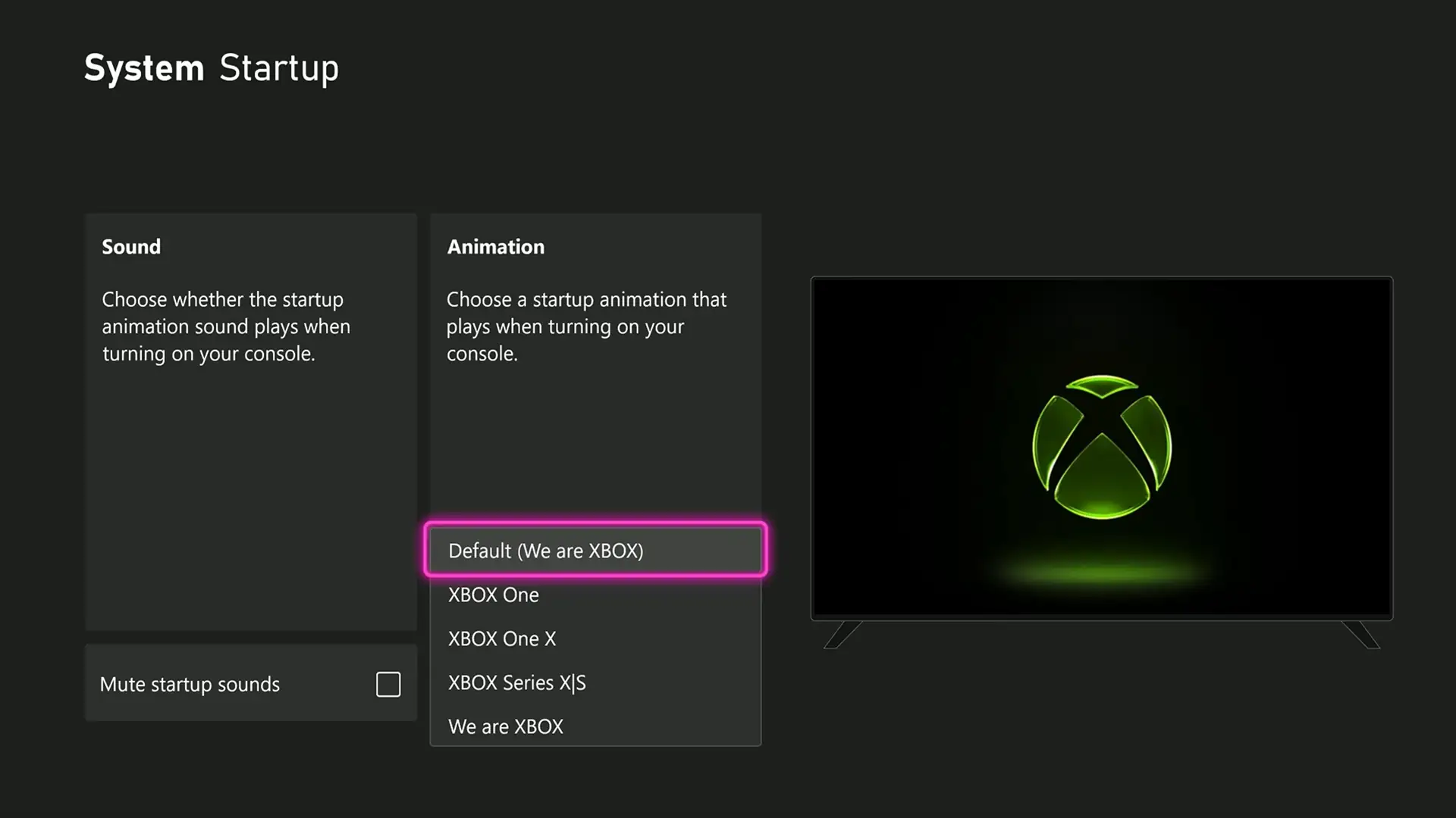 Microsoft добавила выбор анимации запуска на консолях Xbox