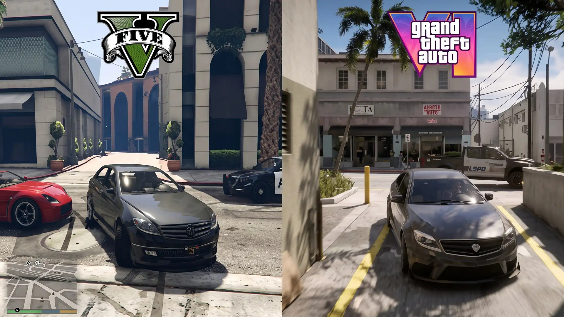 В Grand Theft Auto VI заметно улучшили физику машин по сравнению с Grand Theft Auto V