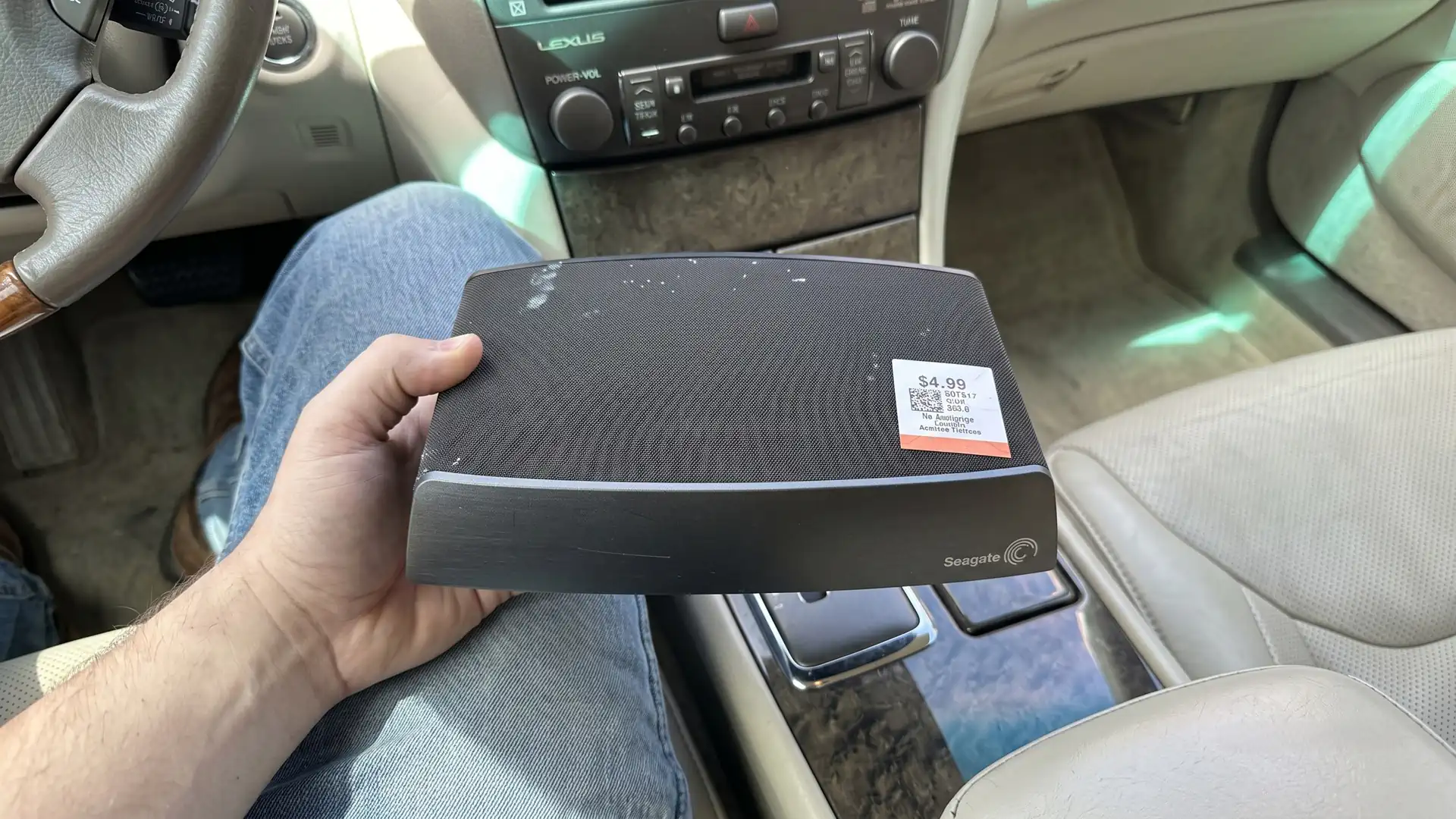 Пользователь нашел внешний жесткий диск Seagate на 3 ТБ всего за $5 в комиссионке