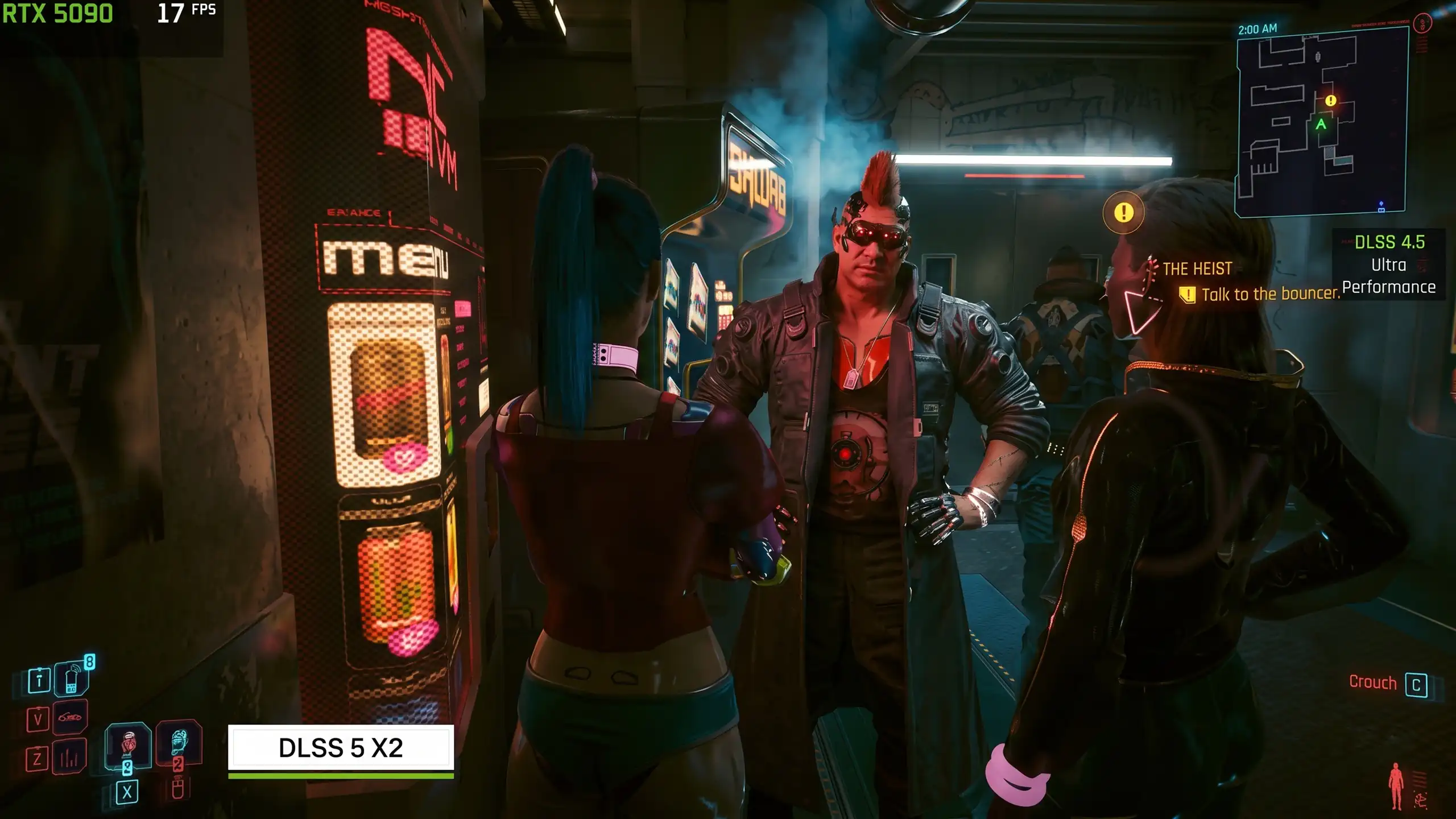 Двойной DLSS 5 обрушил FPS до 17 на RTX 5090 в Cyberpunk 2077 с DLSS 4.5 Ultra Performance
