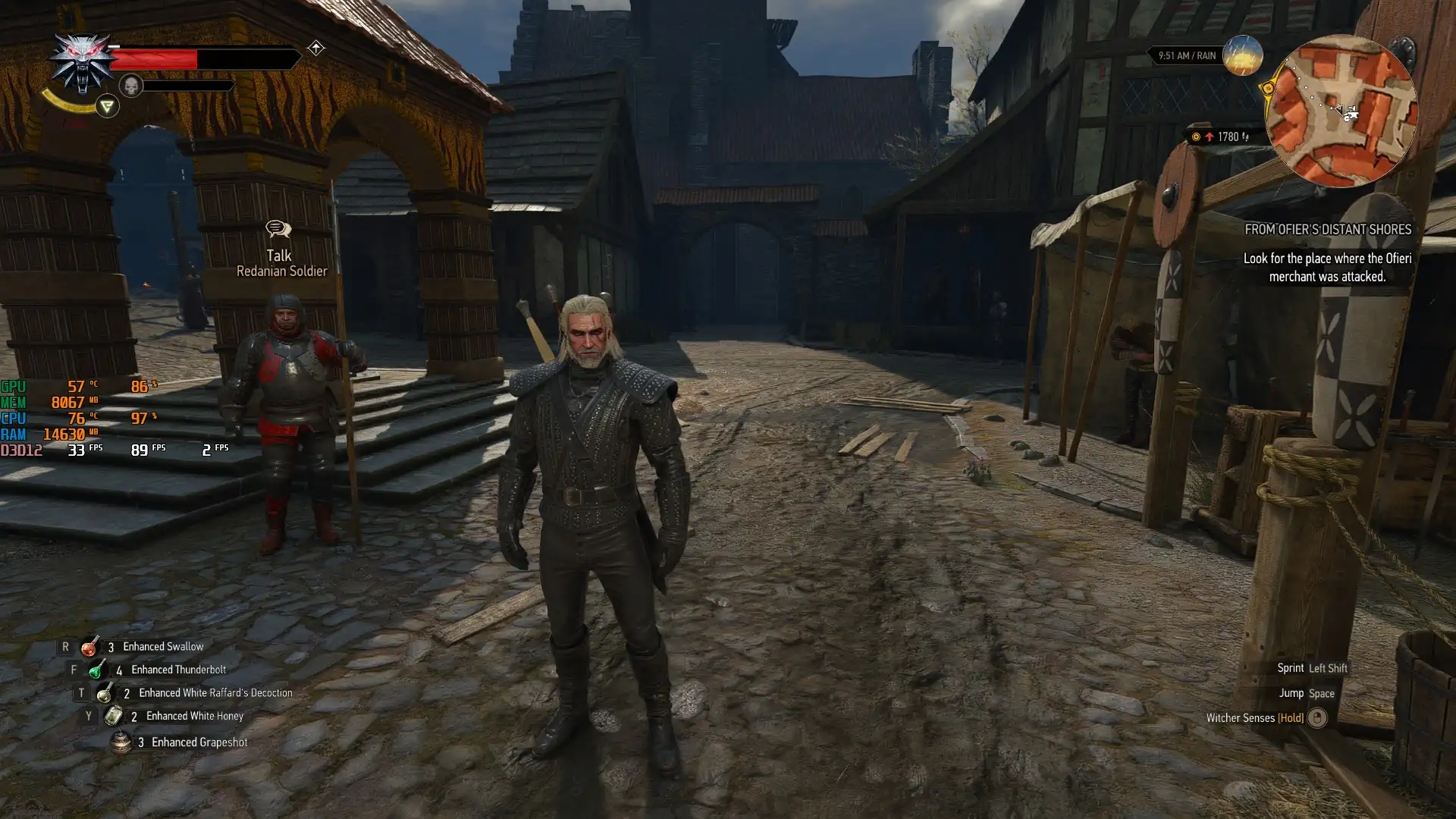 FSR 4.1 через OptiScaler оказался лучше официального FSR в The Witcher 3  Remastered
