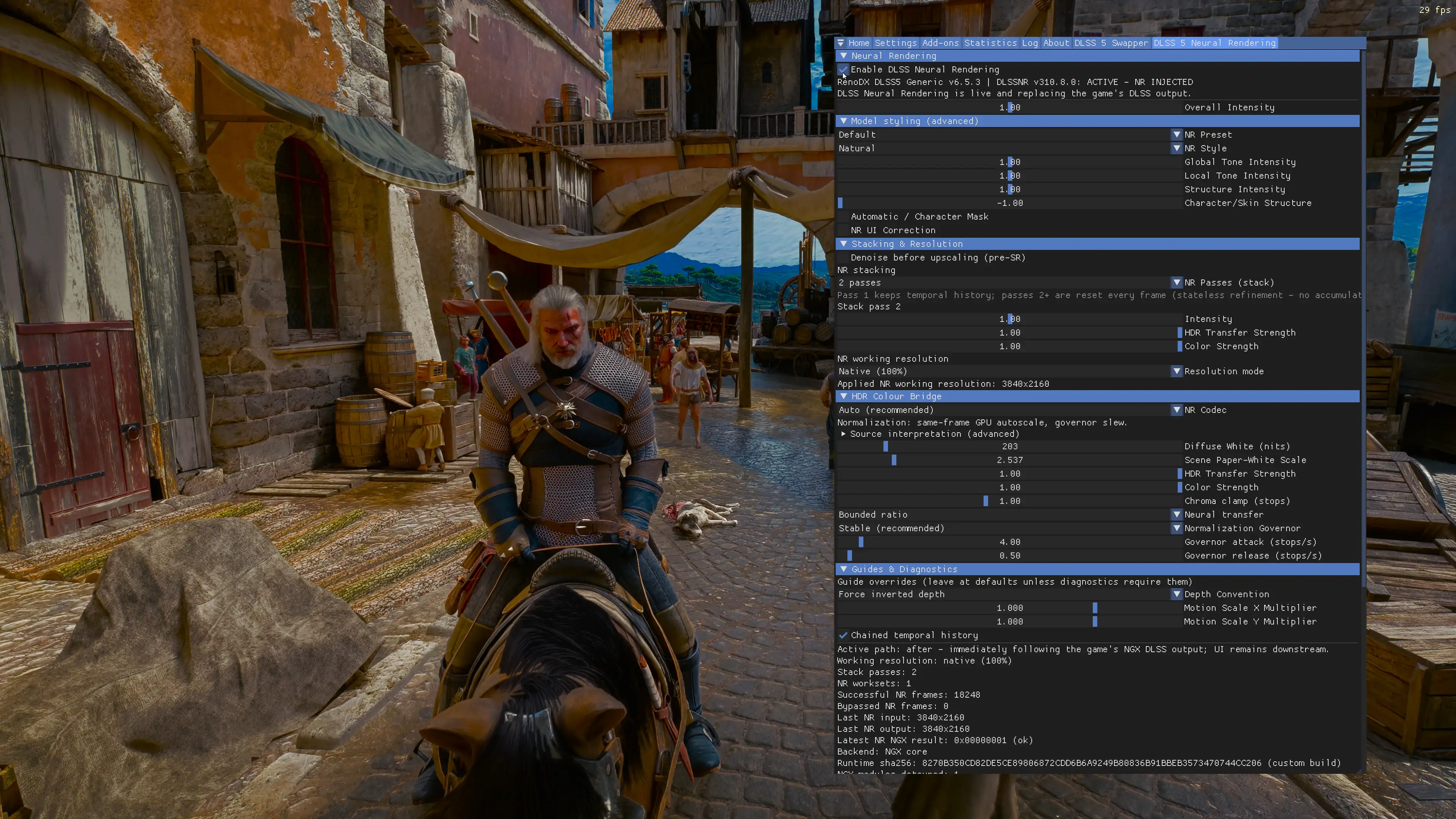 2x DLSS 5 снизил FPS с 80 до 36 на RTX 5090 при 4K Path Tracing в The Witcher 3 Wild Hunt Remastered
