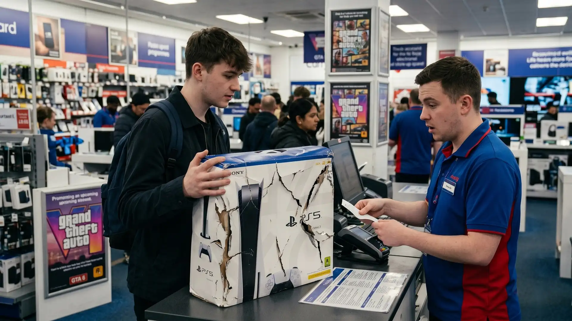 Покупатели в Великобритании скупают поврежденные консоли PlayStation 5 по £480 ради GTA VI