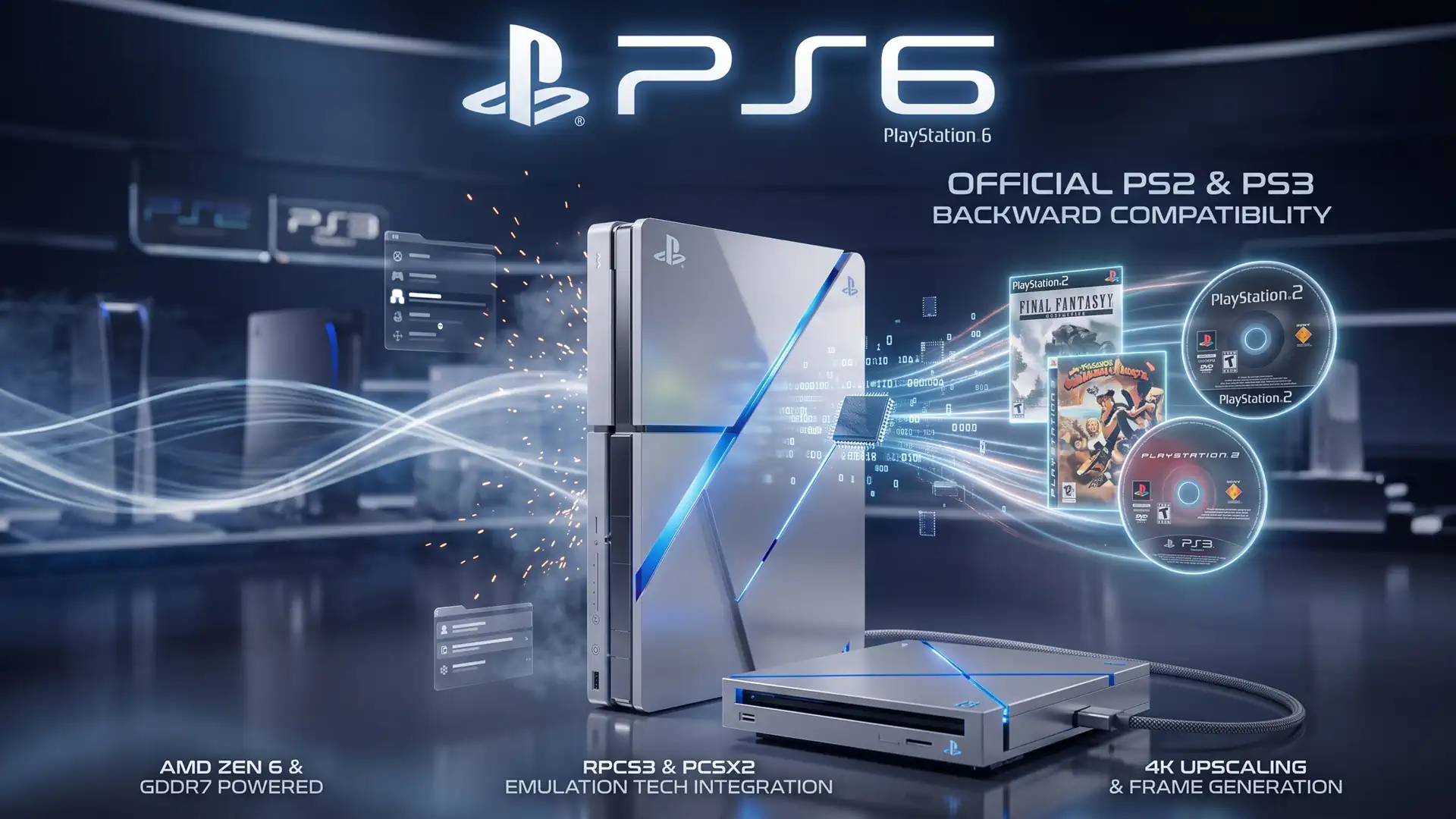 PlayStation 6 может получить официальную поддержку игр PS2 и PS3