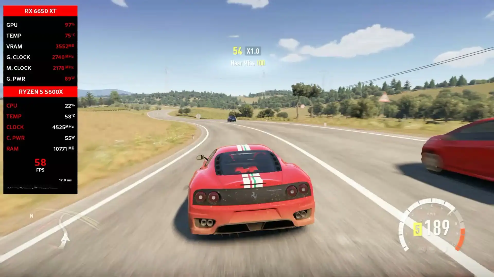 Нативный порт Forza Horizon 2 запустили с кадровой частотой 60 FPS на Radeon RX 6650 XT