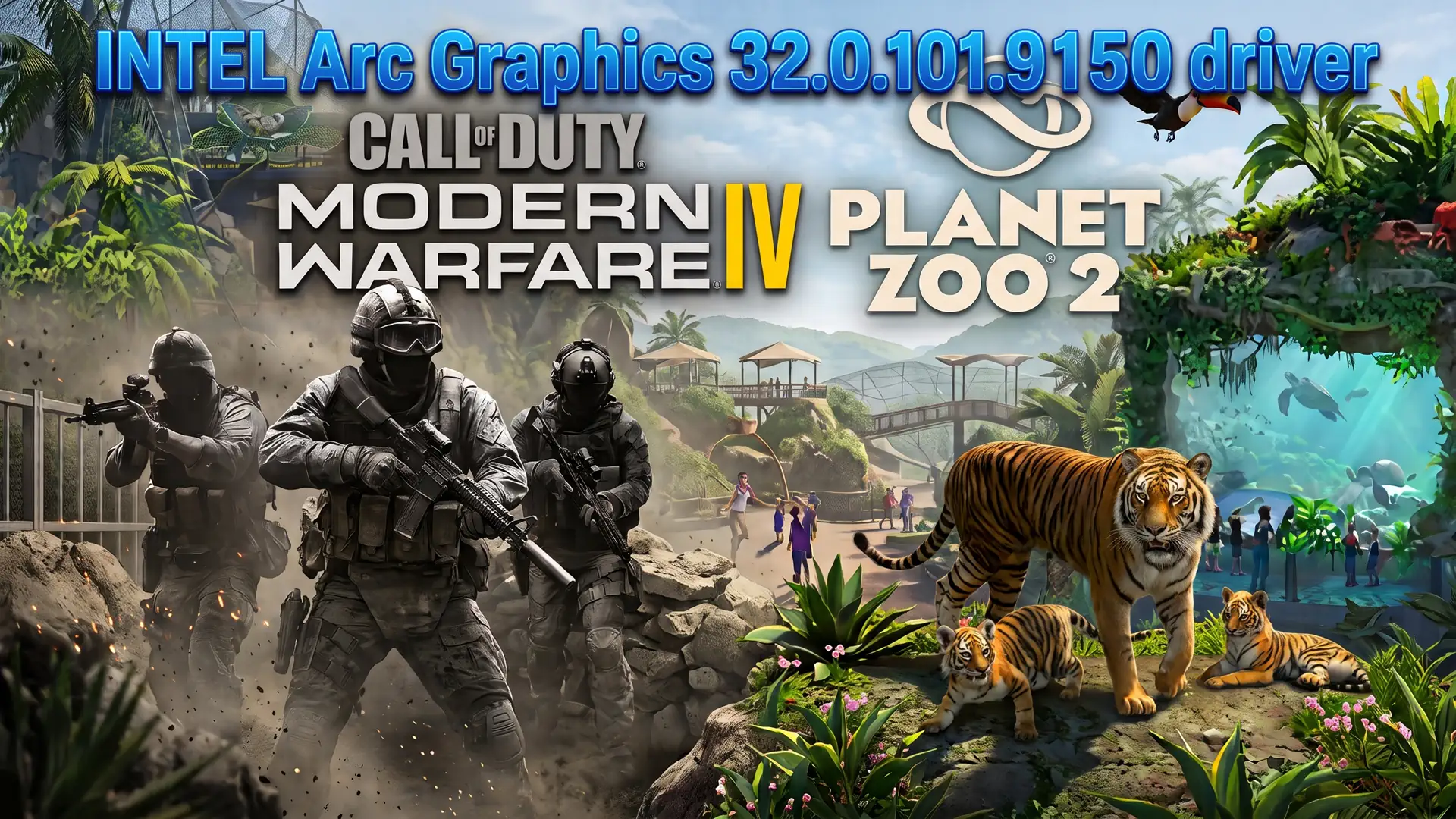 Intel выпустила графический драйвер 32.0.101.9150 с поддержкой Call of Duty Modern Warfare 4