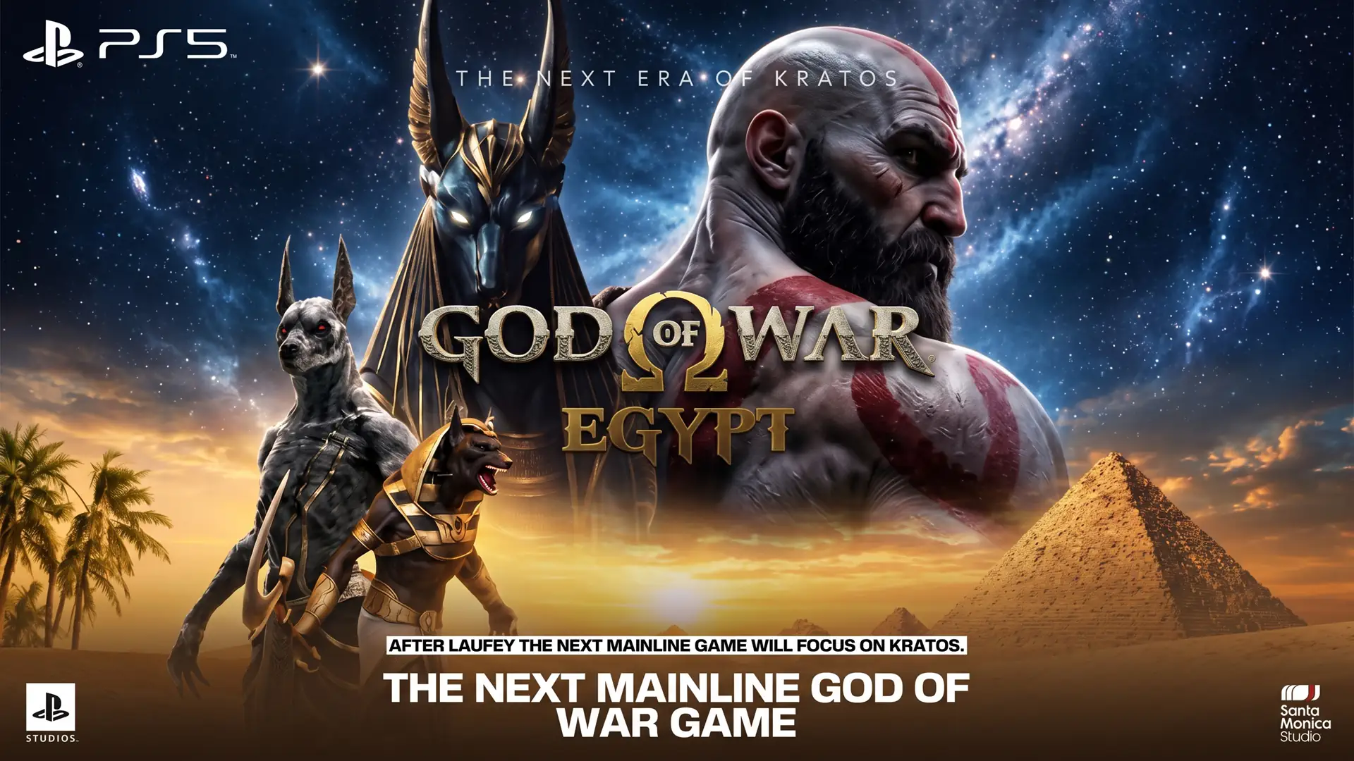 Студия Santa Monica разрабатывает продолжение God of War с Кратосом в египетском сеттинге