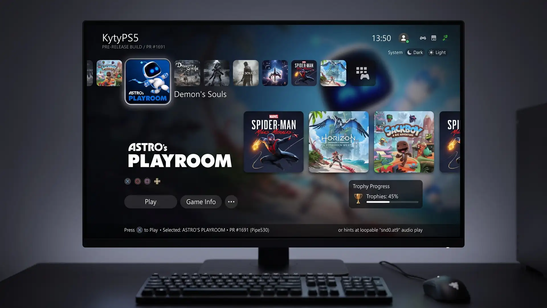 Эмулятор KytyPS5 получит интерфейс в стиле PlayStation 5