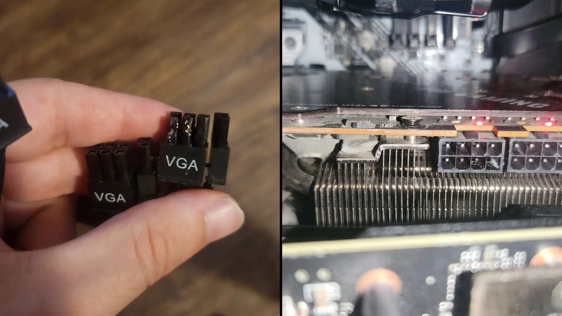 Разъемы питания ASUS TUF RTX 3090 оплавились несмотря на температуру GPU всего 65°