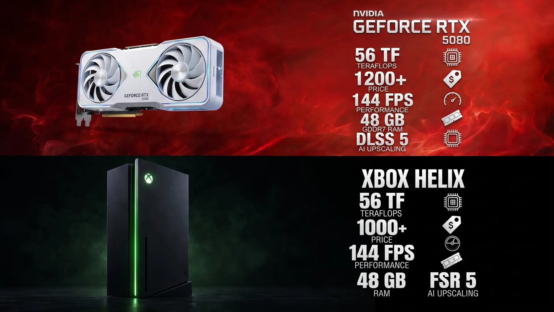 Консоль Xbox Helix сможет составить конкуренцию GeForce RTX 5080