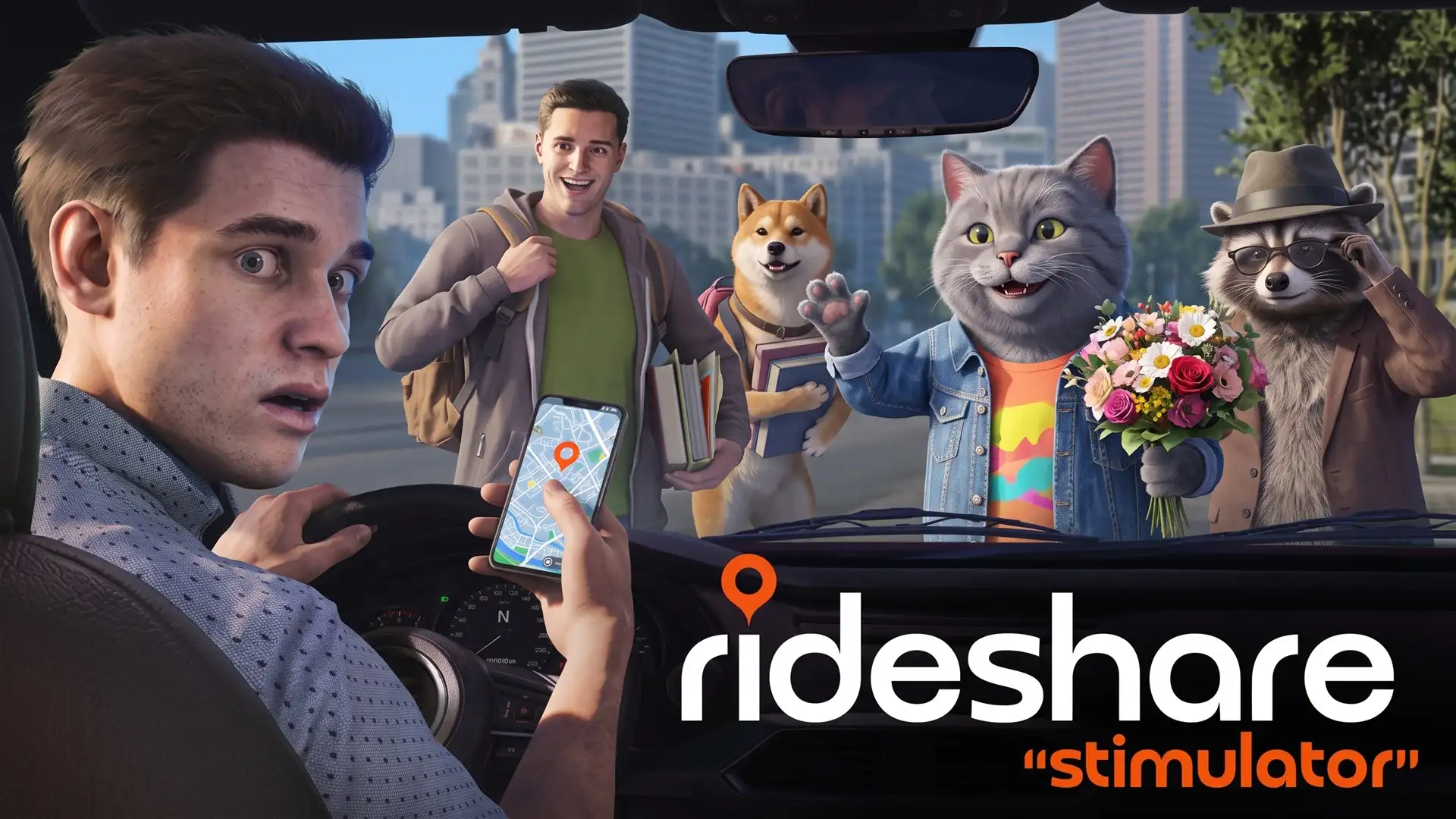В Steam и на консолях выйдет реалистичный симулятор такси Rideshare Stimulator от Saber Interactive