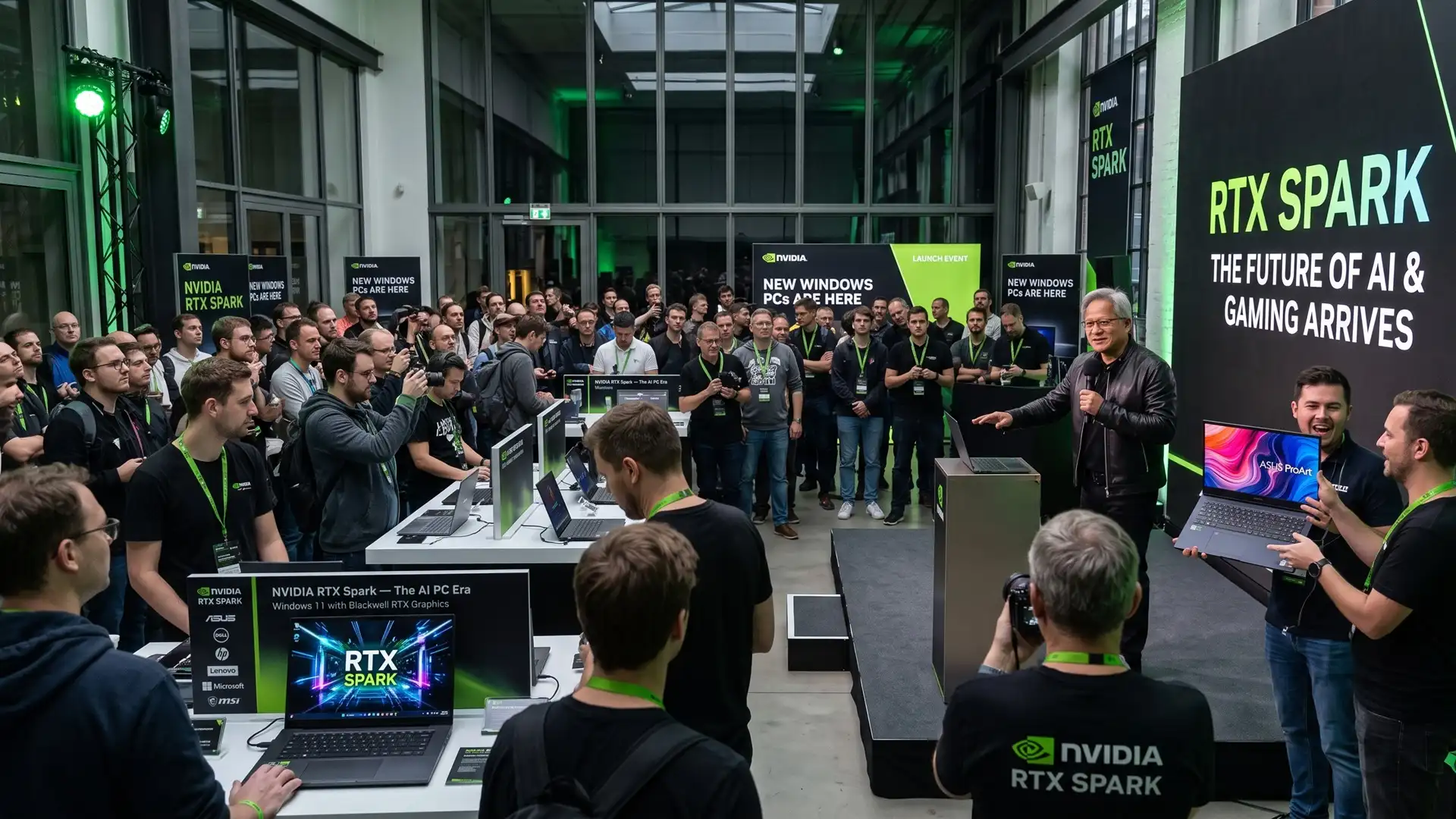 Старт продаж ноутбуков NVIDIA RTX Spark по цене от $2,399