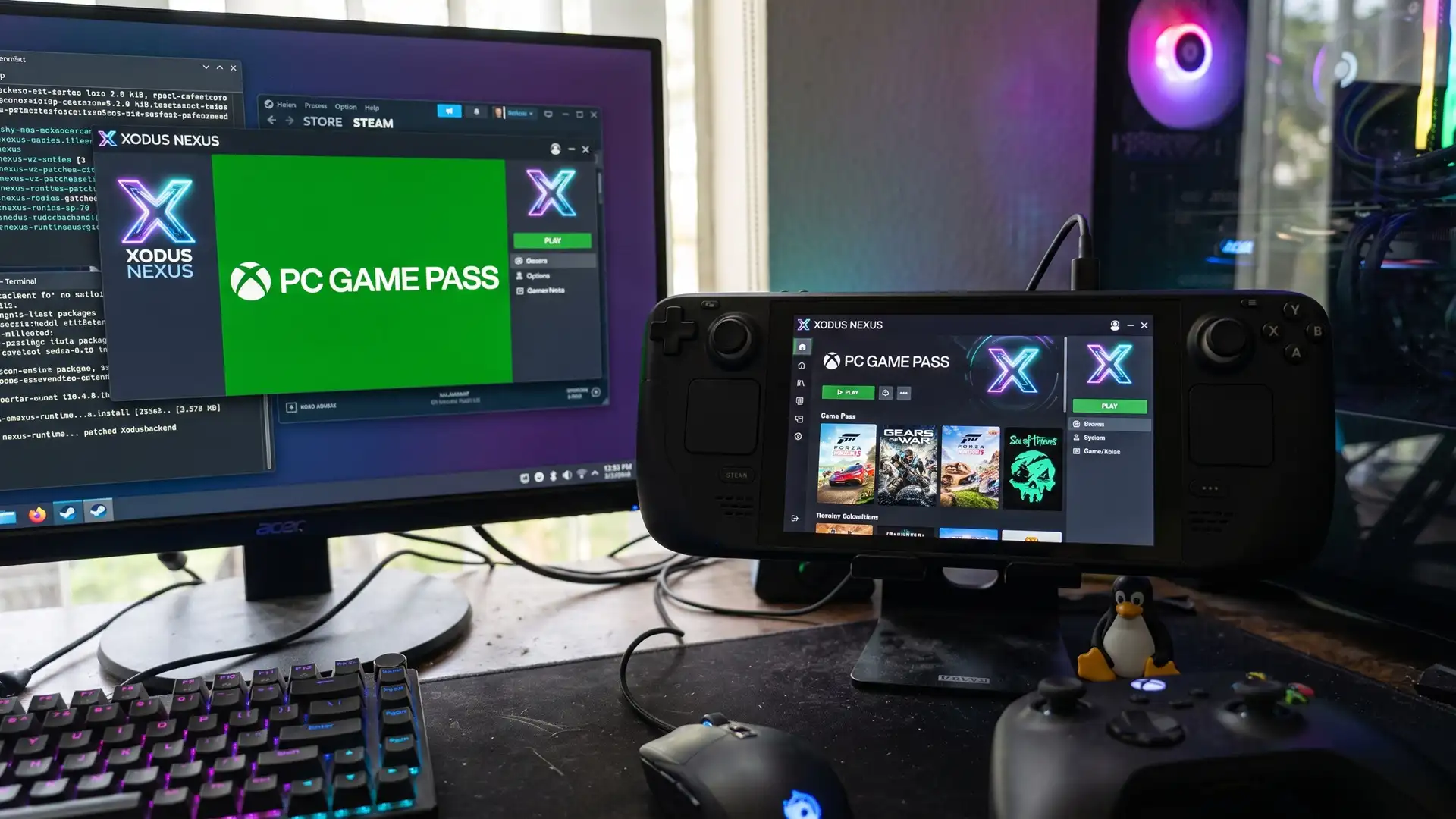 Проект Xodus Nexus открывает доступ к каталогу PC Game Pass на устройствах операционных систем Linux и SteamOS