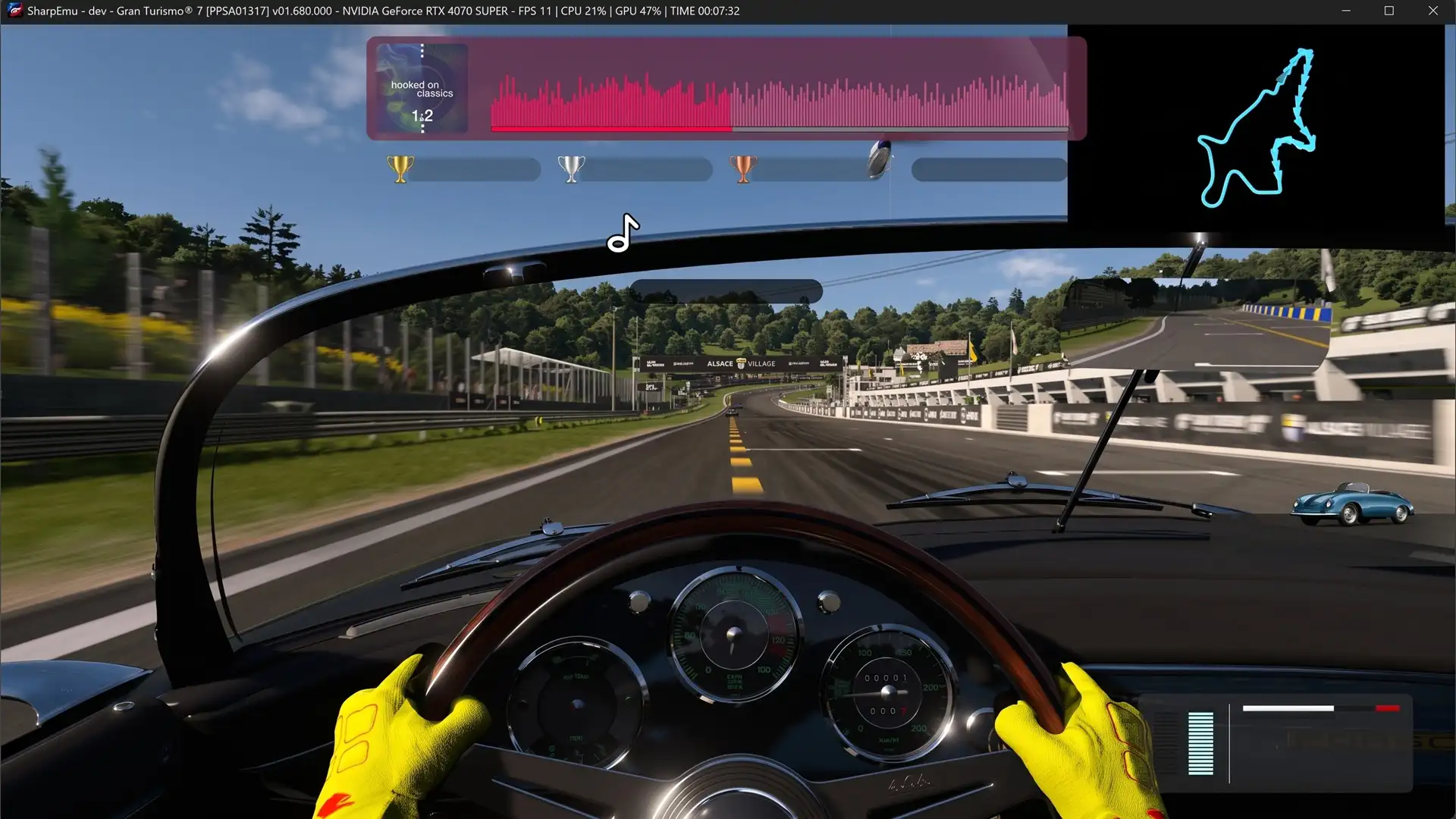 Gran Turismo 7 показала первые результаты работы на эмуляторе SharpEmu
