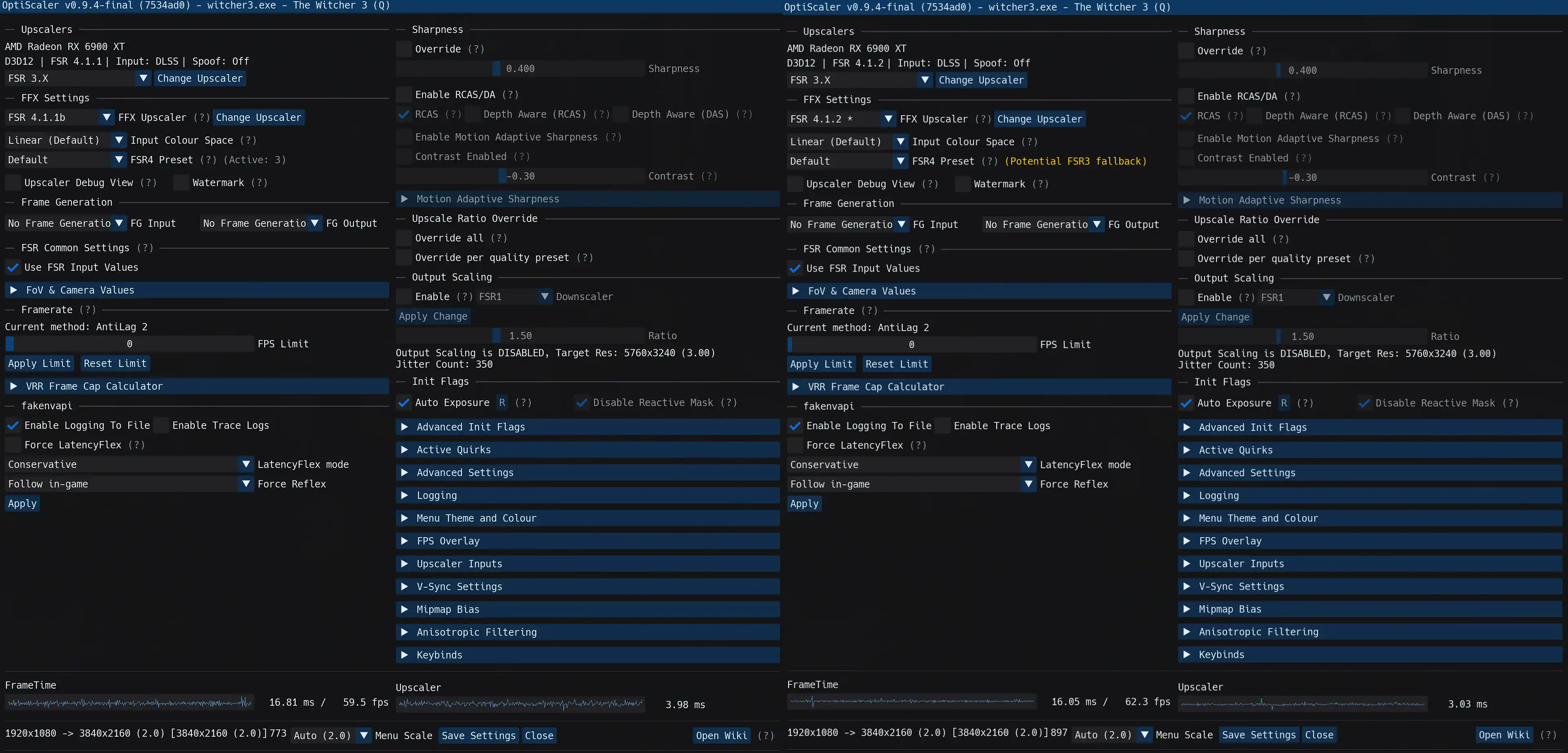 new official fsr fsr 4 1 2 for rdna2 performs better and v0 9gz97nr4l0xh1 gpu