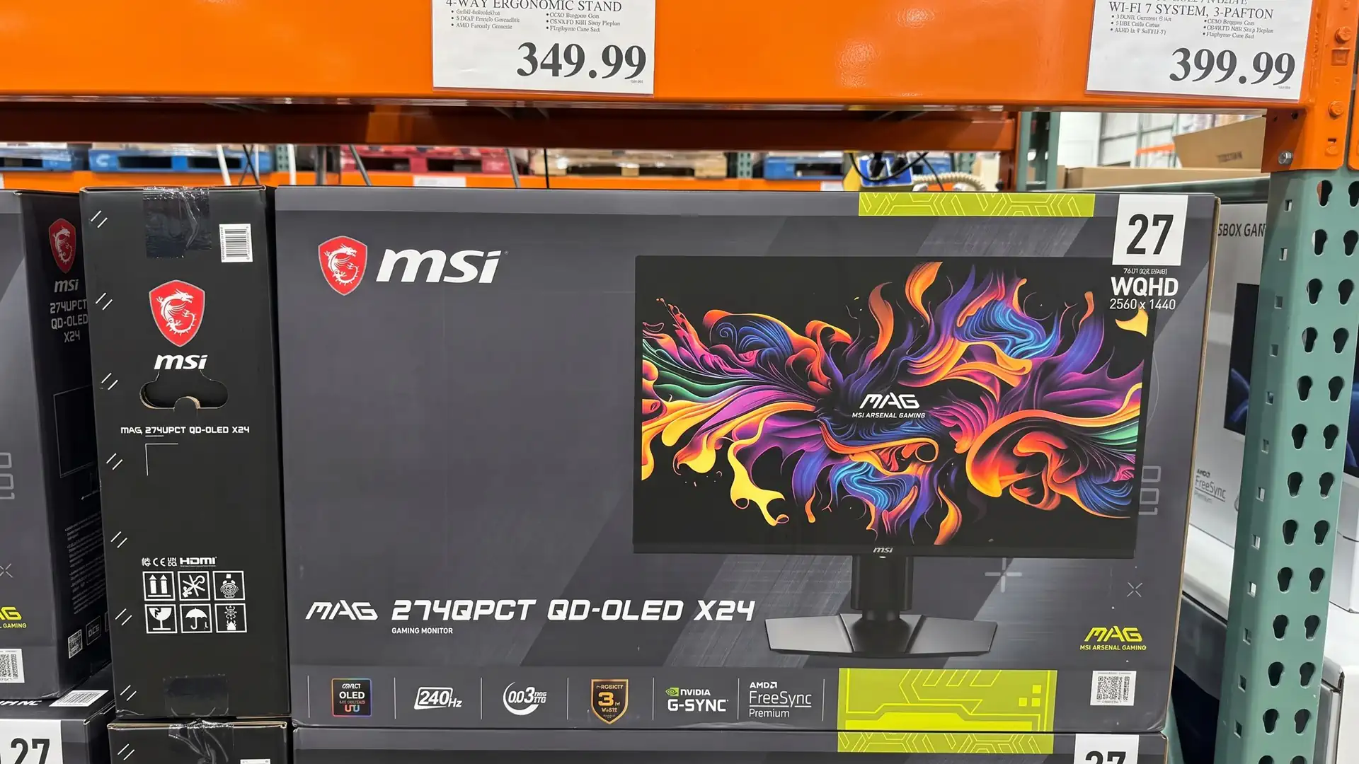 Costco снизила цену на игровой 26,5-дюймовый QD-OLED монитор MSI до $349,99