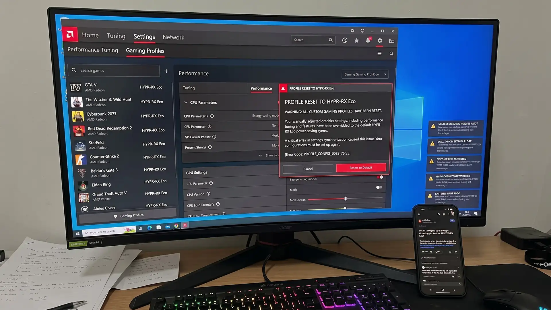 Драйвер AMD Adrenalin 26.9.2 принудительно переключает игры в режим энергосбережения
