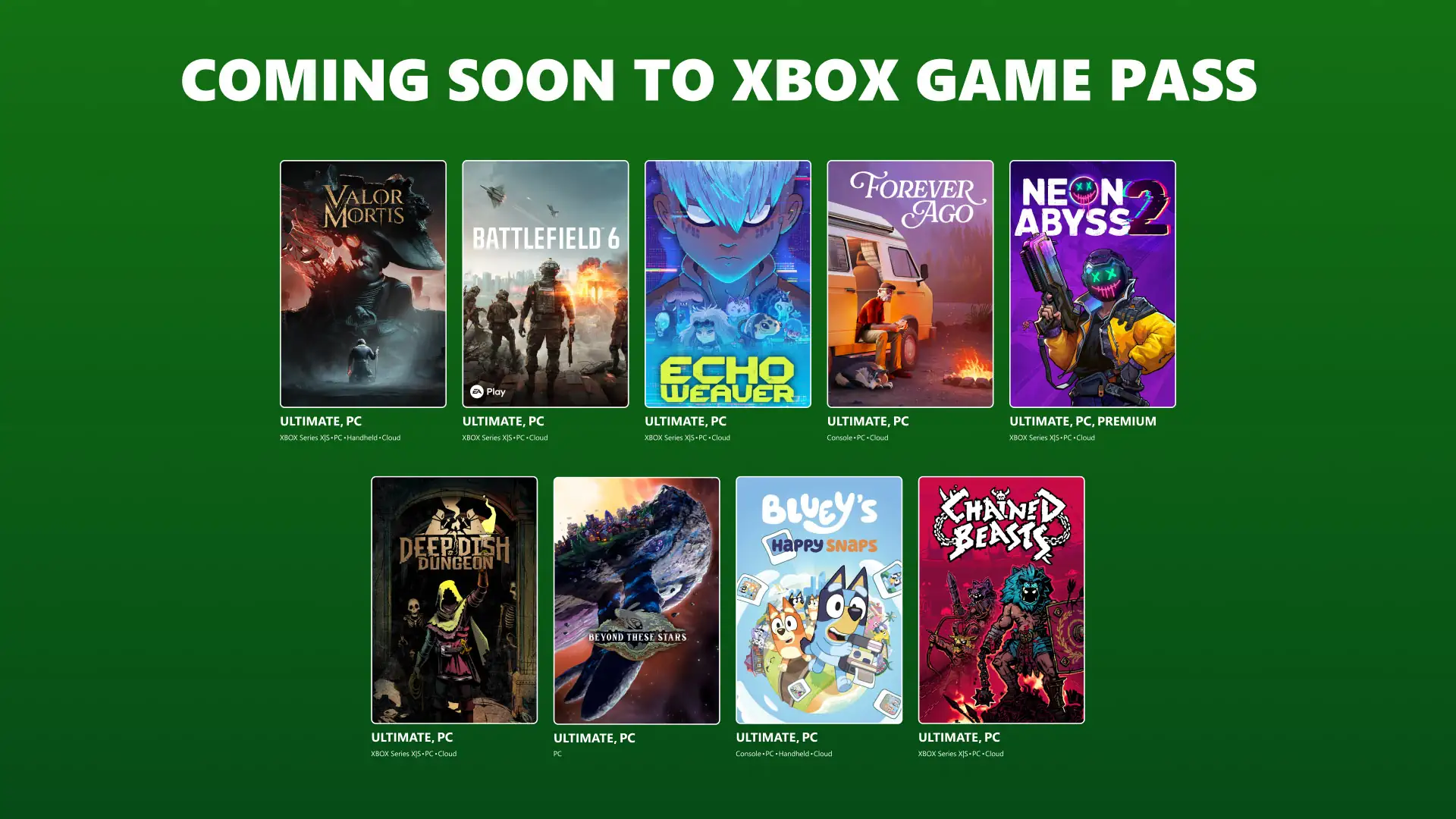 Октябрьская линейка Xbox Game Pass включает Battlefield 6 и другие новинки