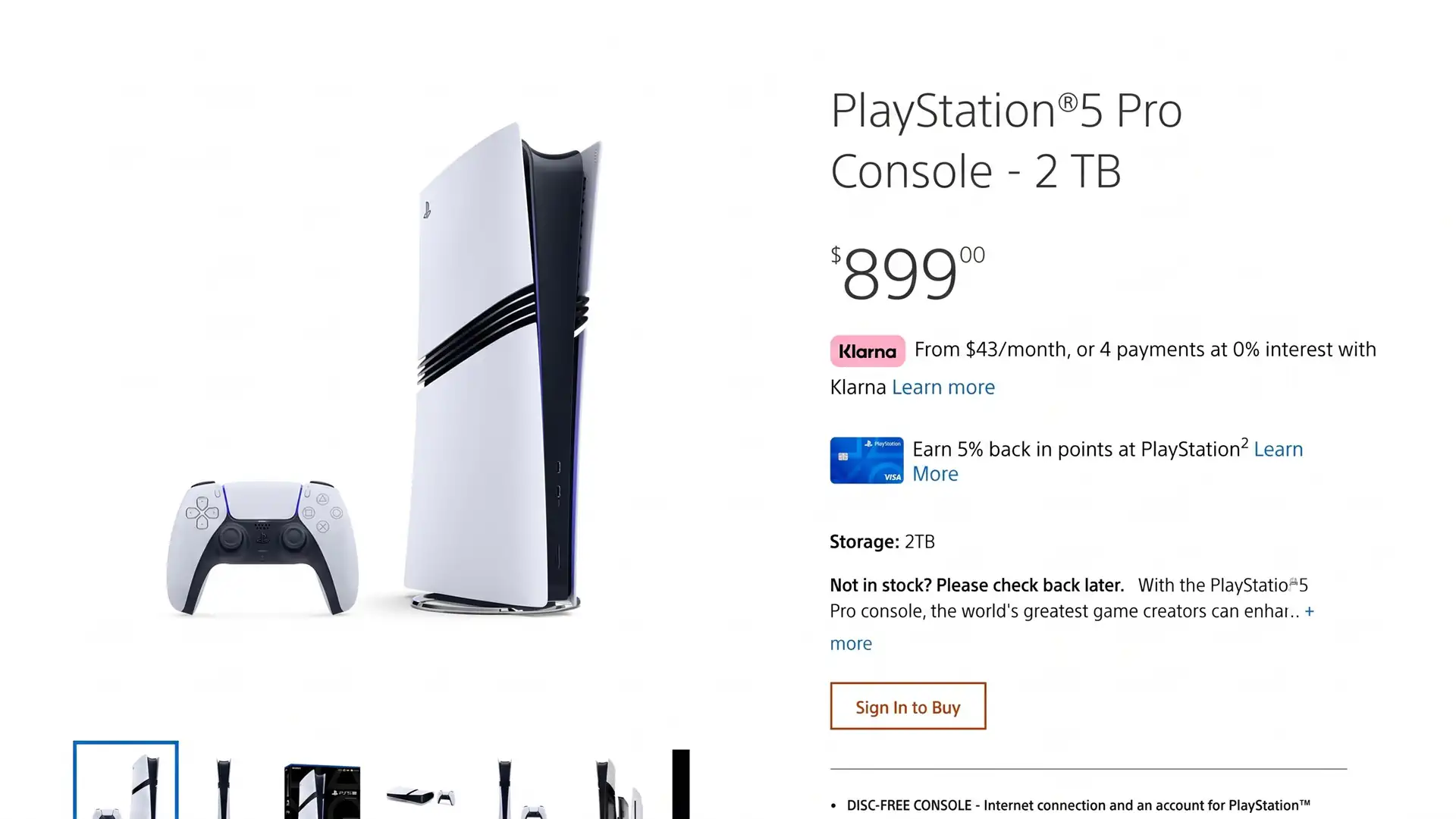 Партия PS5 Pro за $899 мгновенно исчезла из PlayStation Direct, и на eBay ее продают за $1500 