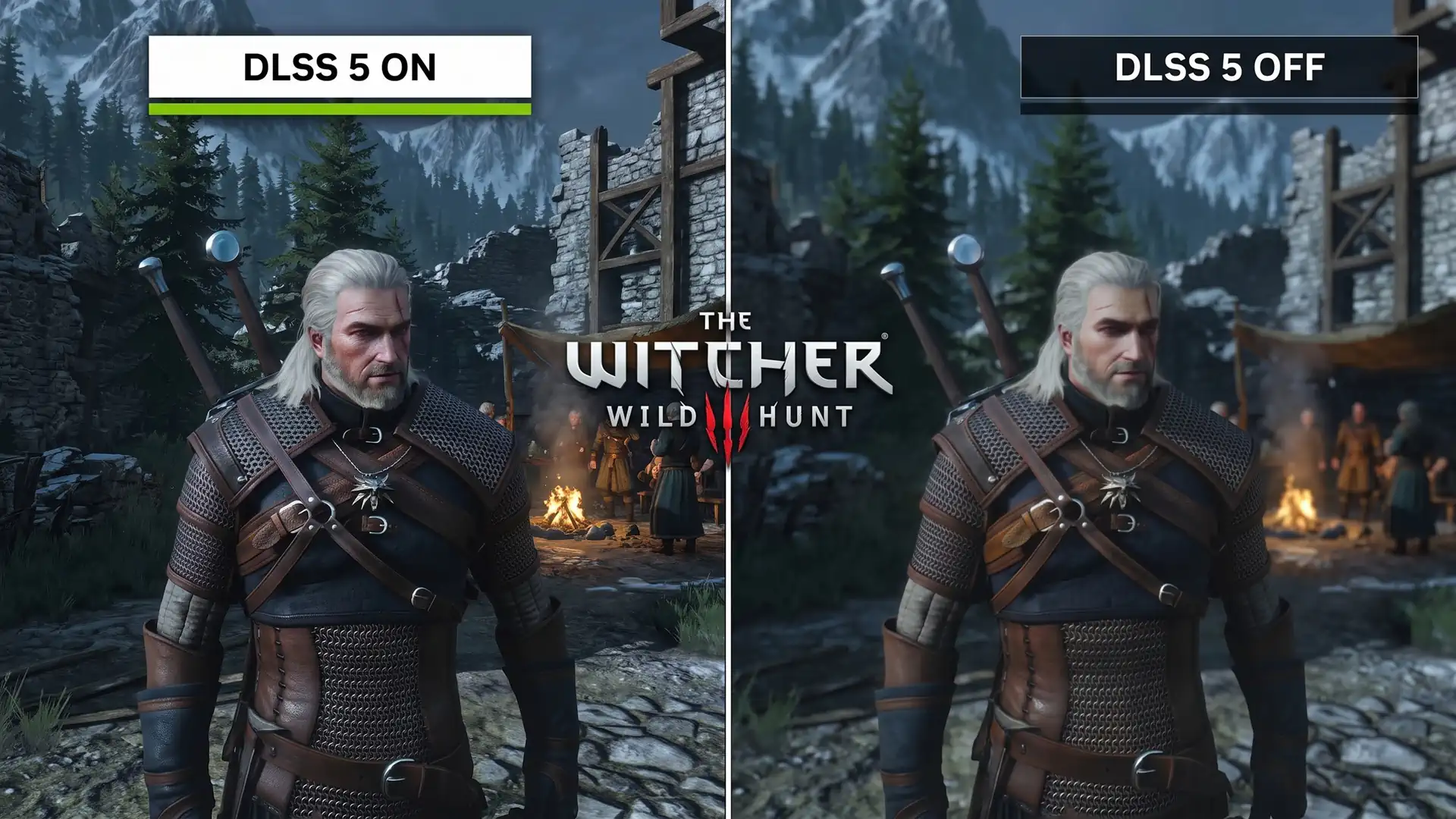 DLSS 5 Default лучше подходит для The Witcher 3 Remastered, чем DLSS 5 Natural и Cinematic