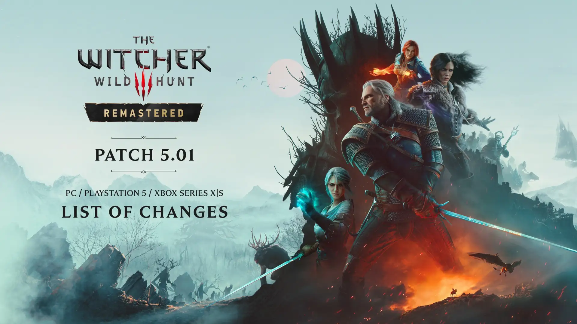 The Witcher 3 Wild Hunt Remastered получила масштабный патч 5.01 с исправлениями Ray Tracing