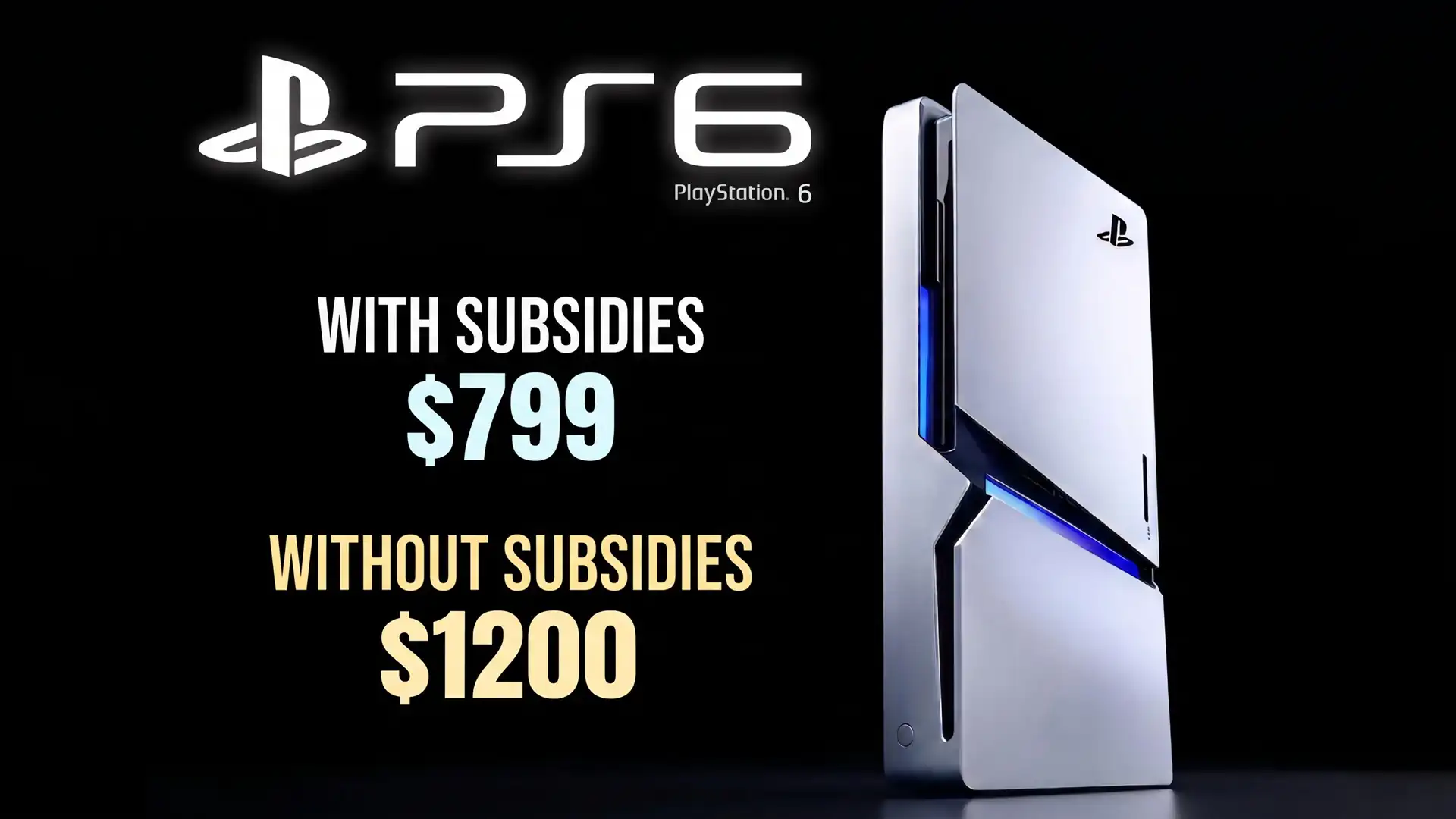 PlayStation 6 может стоить до $1200 без субсидирования Sony аппаратной части