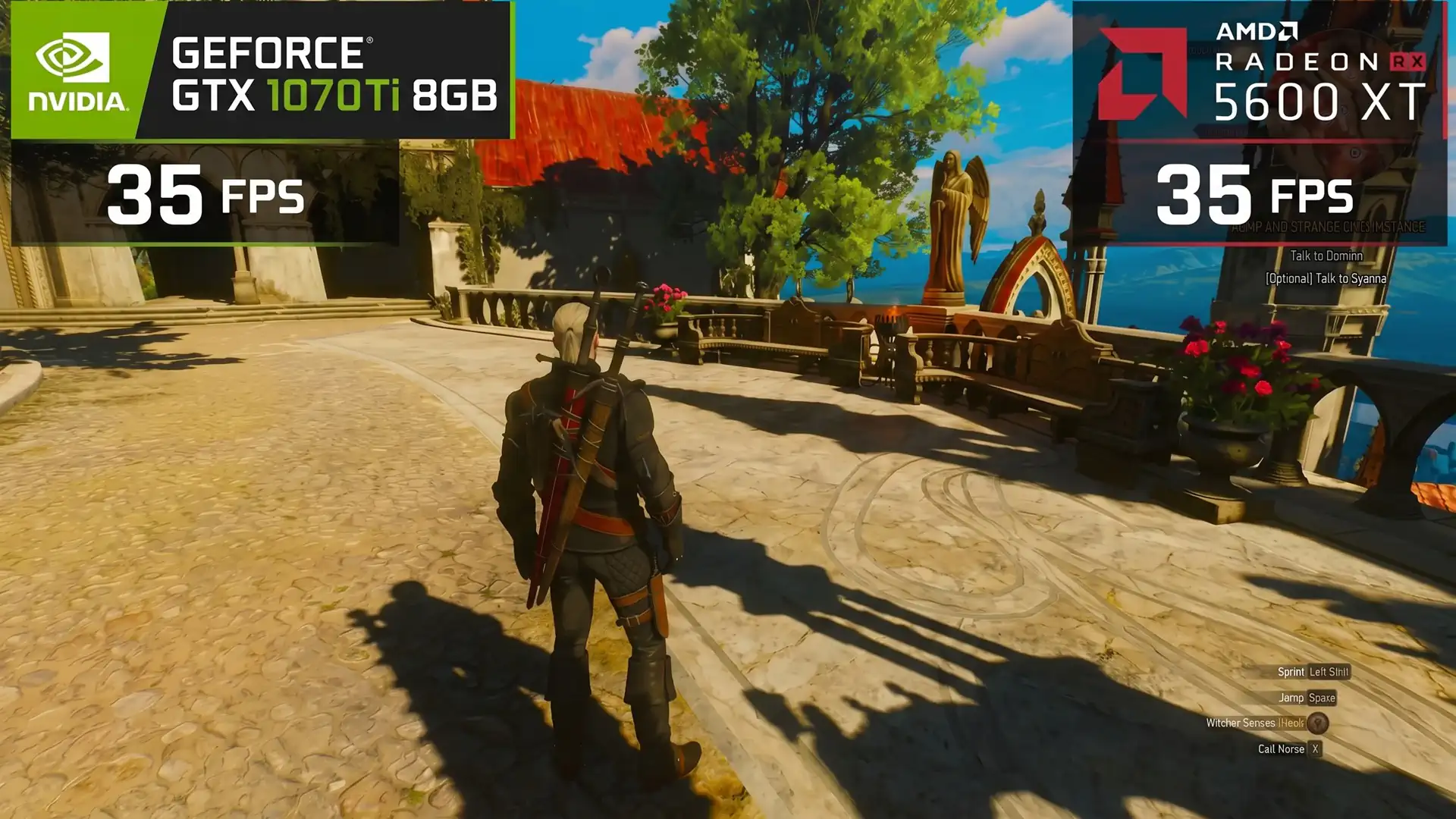 GeForce GTX 1070 Ti сравнялась по FPS с Radeon RX 5600 XT в The Witcher 3 Wild Hunt Remastered