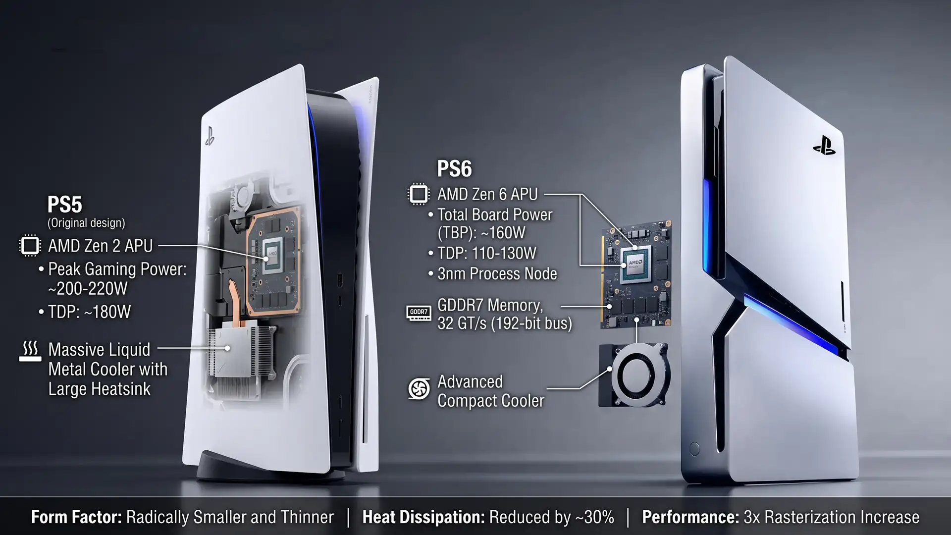 160 Вт TBP могут стать ключевым ограничением PlayStation 6 ради сдерживания цены