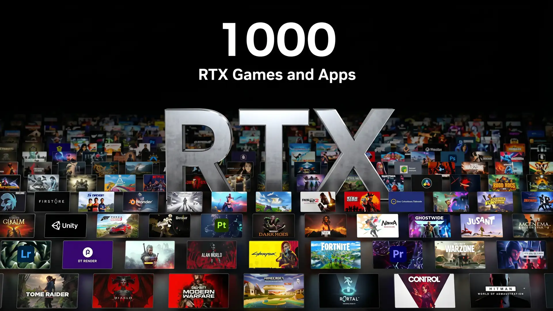 Число игр с поддержкой технологий RTX превысило 1000 проектов