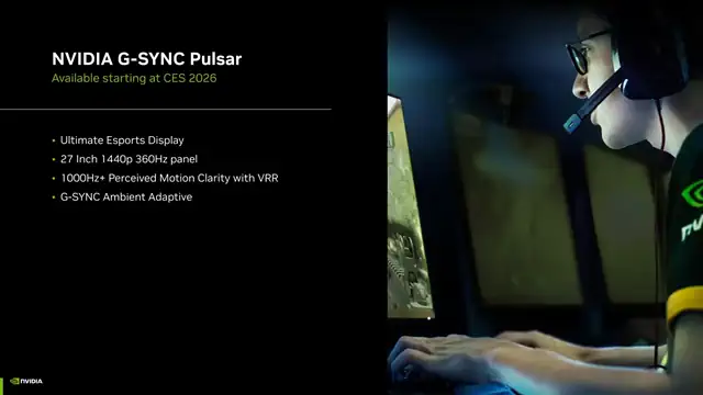 Технический разбор технологии NVIDIA G-SYNC Pulsar на CES 2026