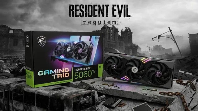 Resident Evil Requiem играем с технологиями NVIDIA на MSI GeForce RTX 5060 Ti 8G Gaming Trio OC