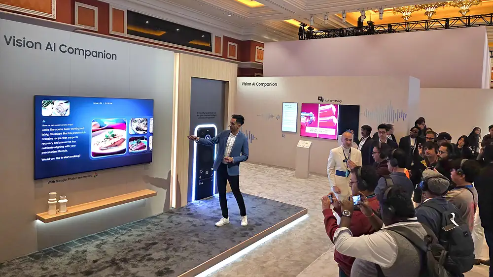 Samsung Corporate CES 2026 The First Look 2026 Booth Sketch main5 gamegpu