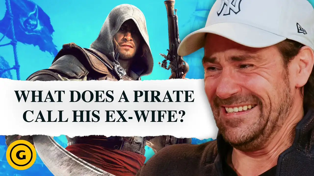 Звезда Assassin's Creed IV: Black Flag не справился с пиратскими шутками в интервью GameSpot